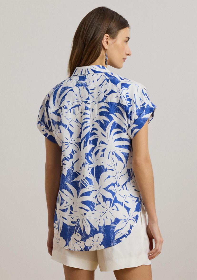 Relaxed Fit Print Short Sleeve Shirt