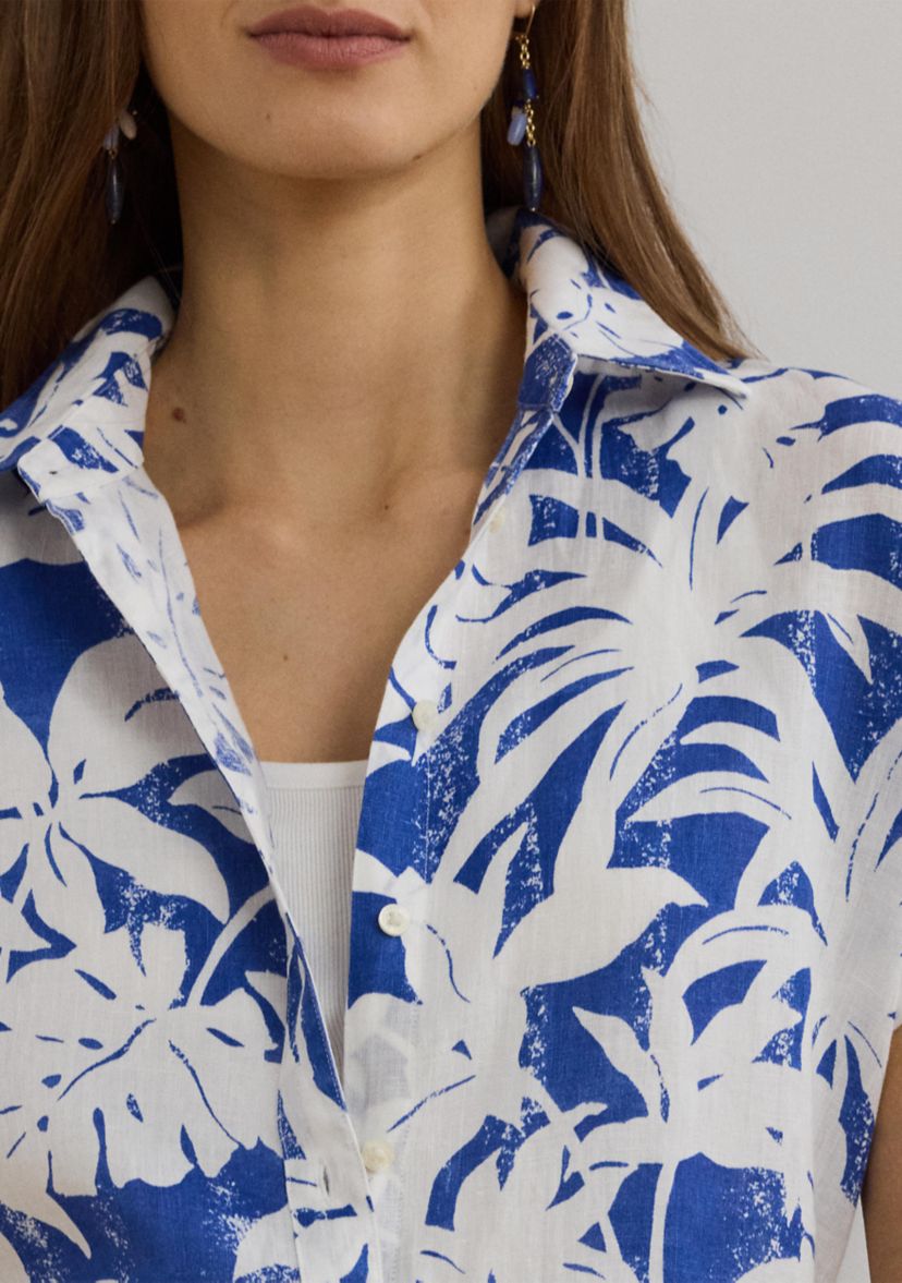 Relaxed Fit Print Short Sleeve Shirt