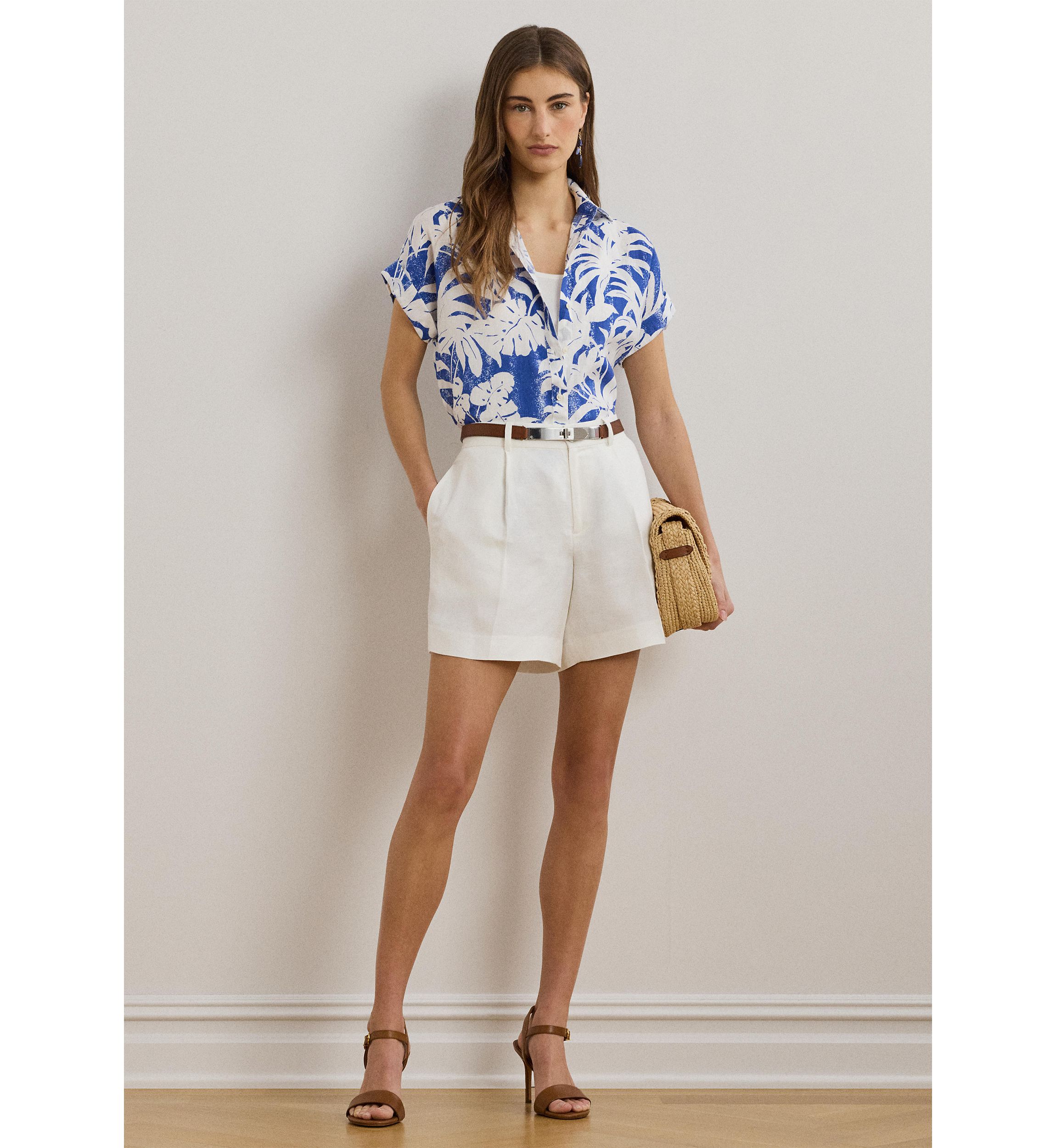 Relaxed Fit Print Short Sleeve Shirt