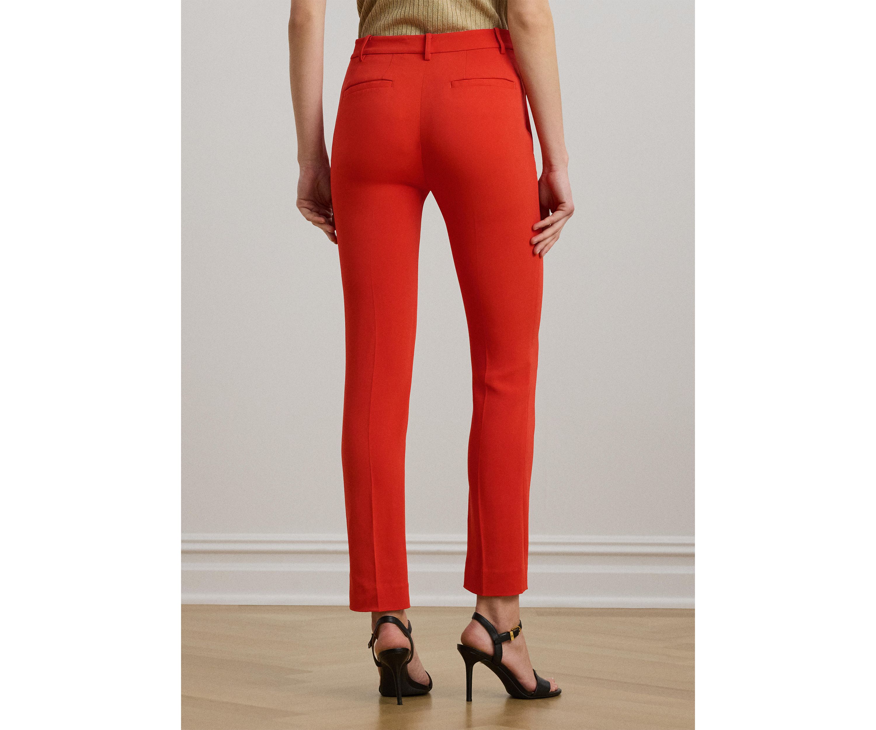 Womens Stretch Cady Cropped Pants