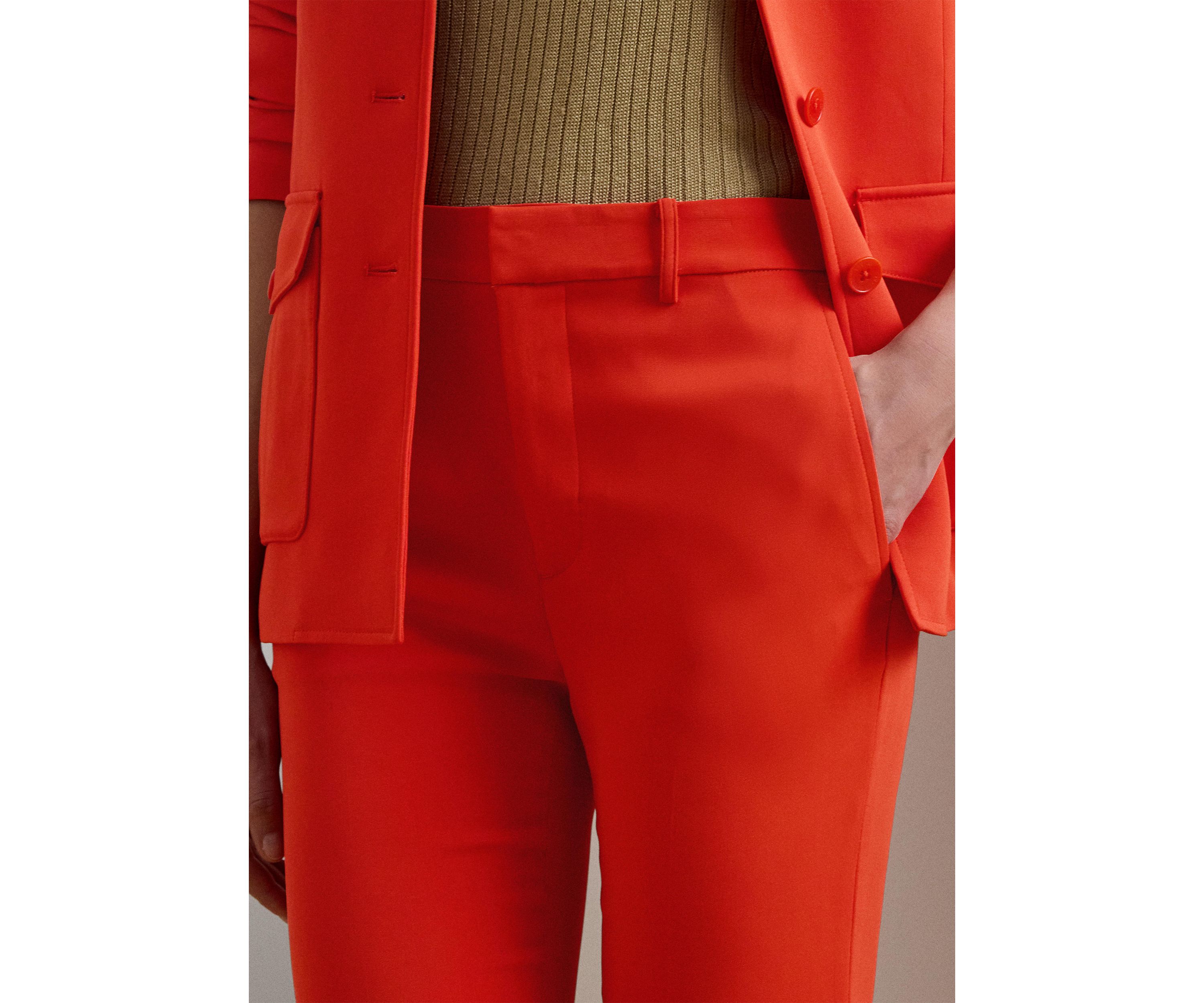 Womens Stretch Cady Cropped Pants