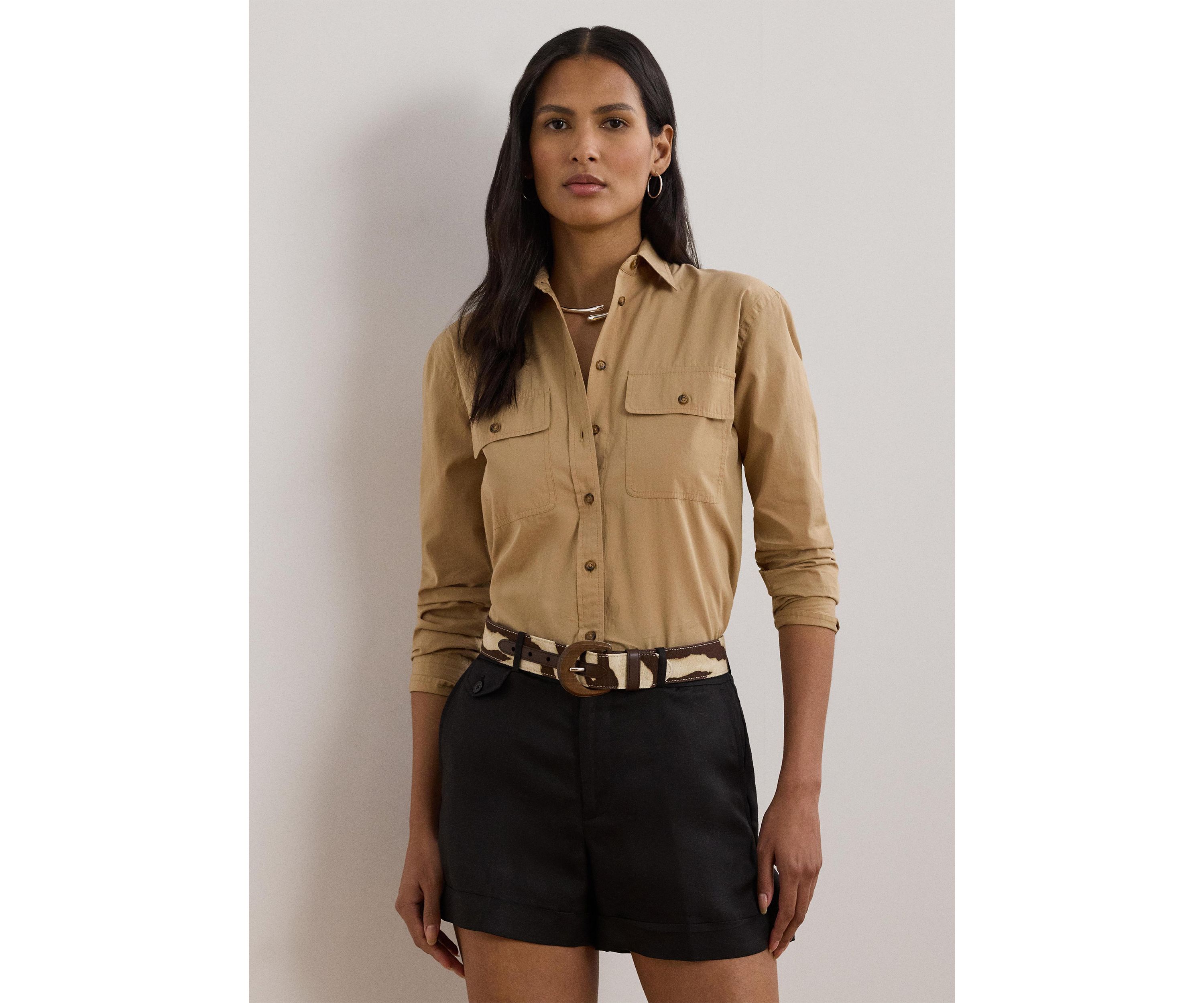 Relaxed Fit Featherweight Cotton Shirt