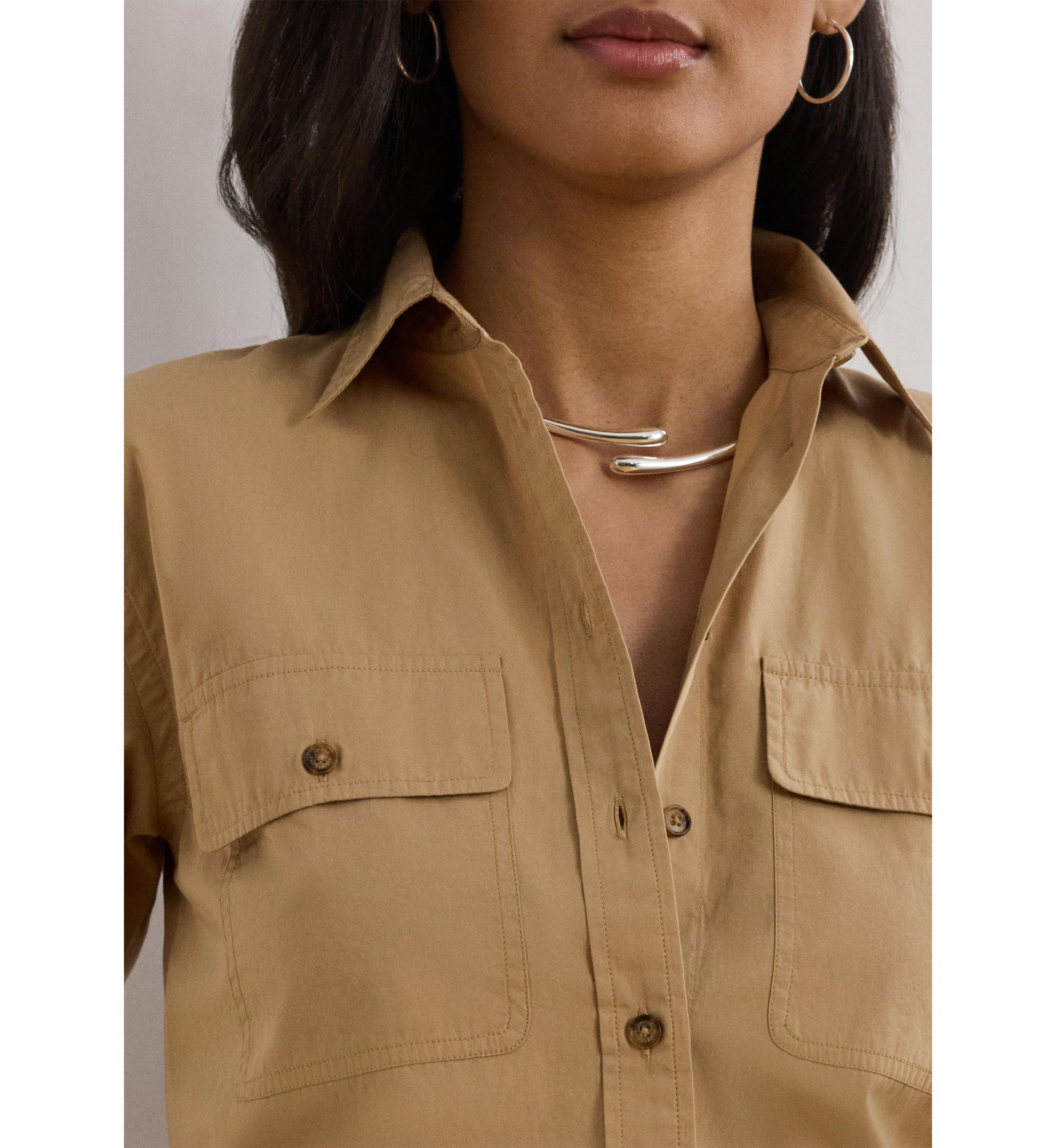 Relaxed Fit Featherweight Cotton Shirt