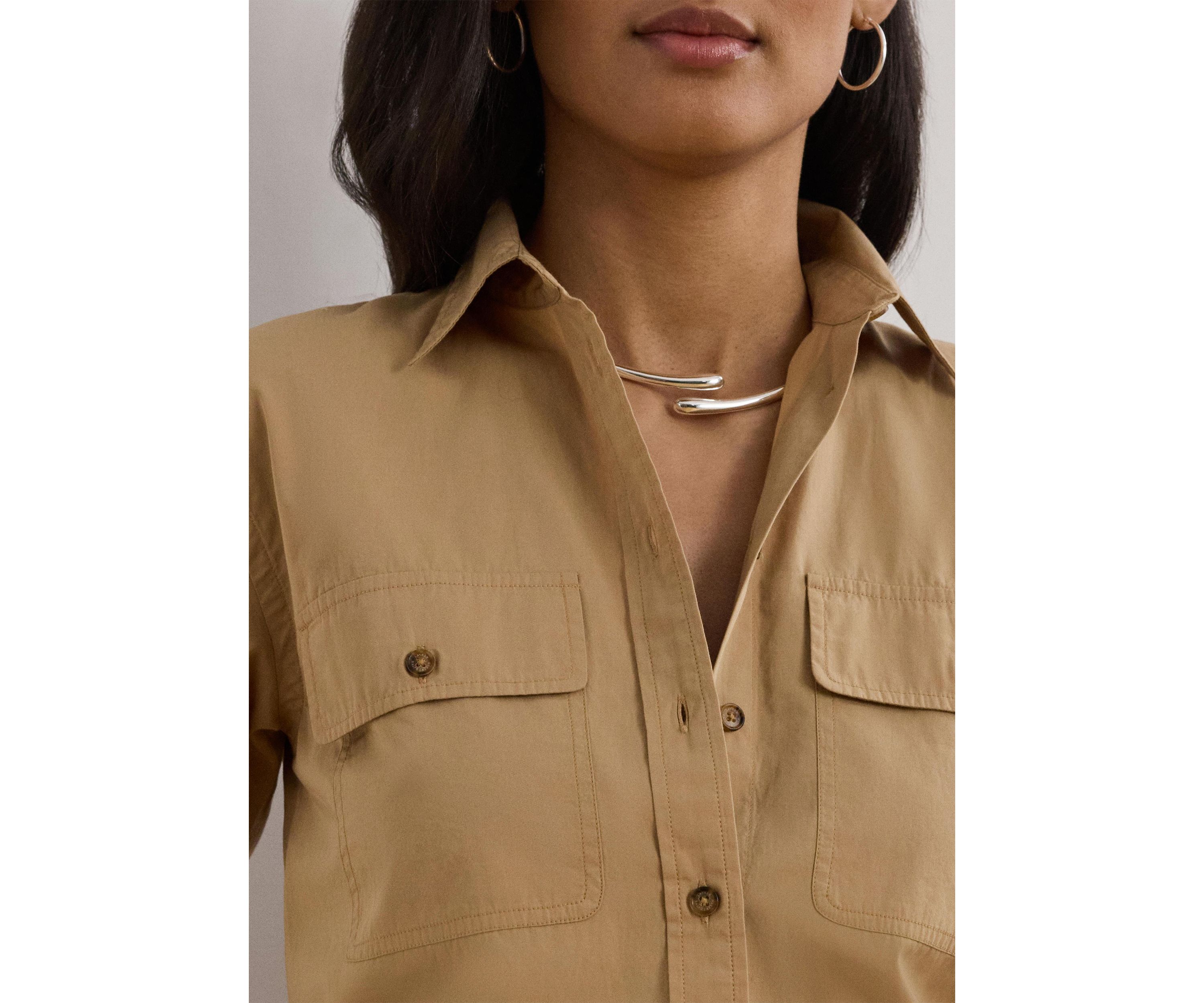 Relaxed Fit Featherweight Cotton Shirt