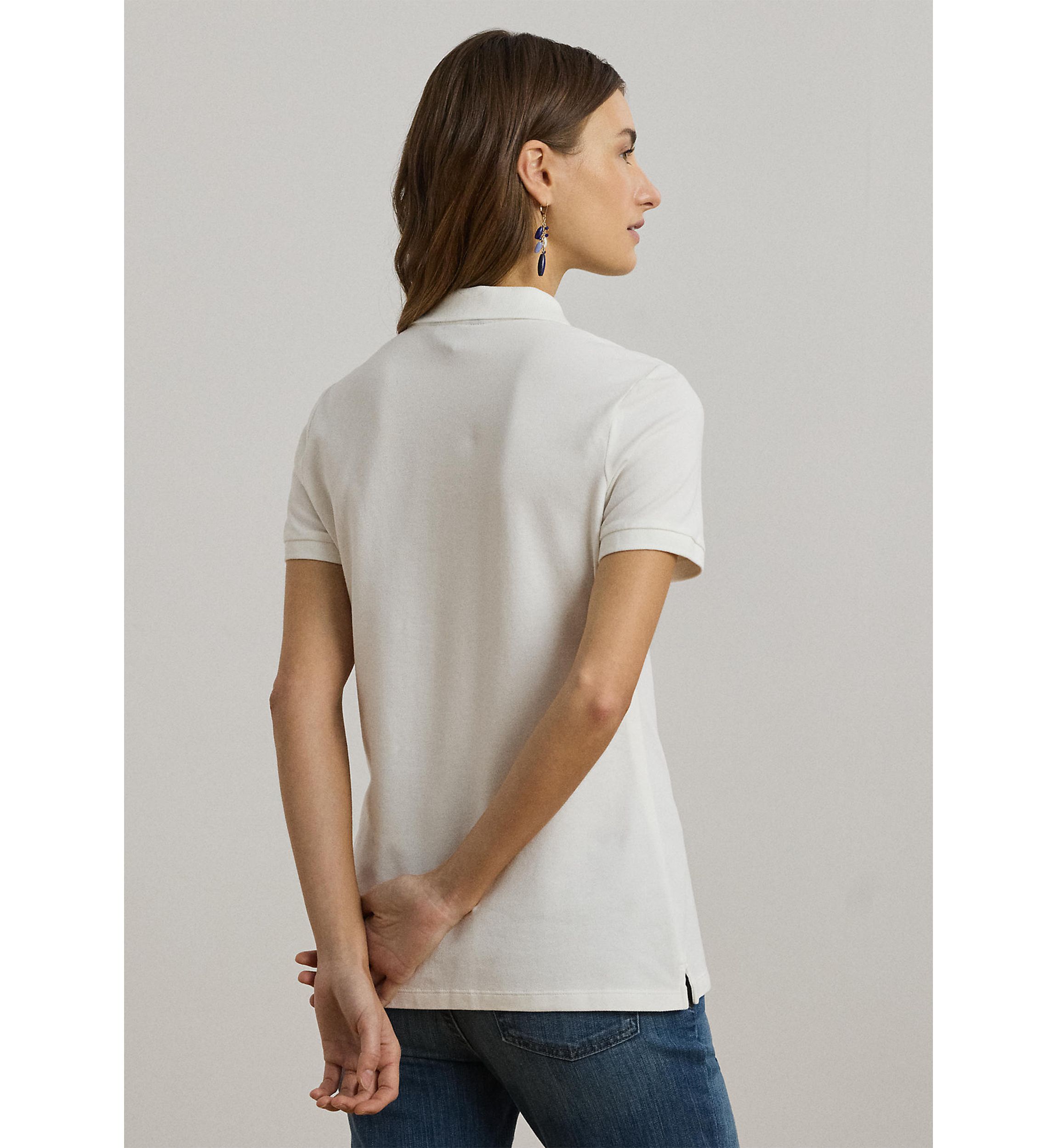 Patchwork Piqué Polo Shirt