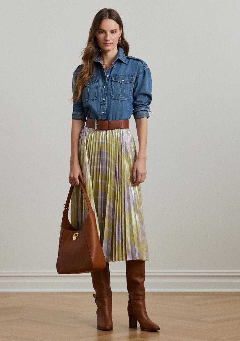 Womens Relaxed Fit Denim Shirt