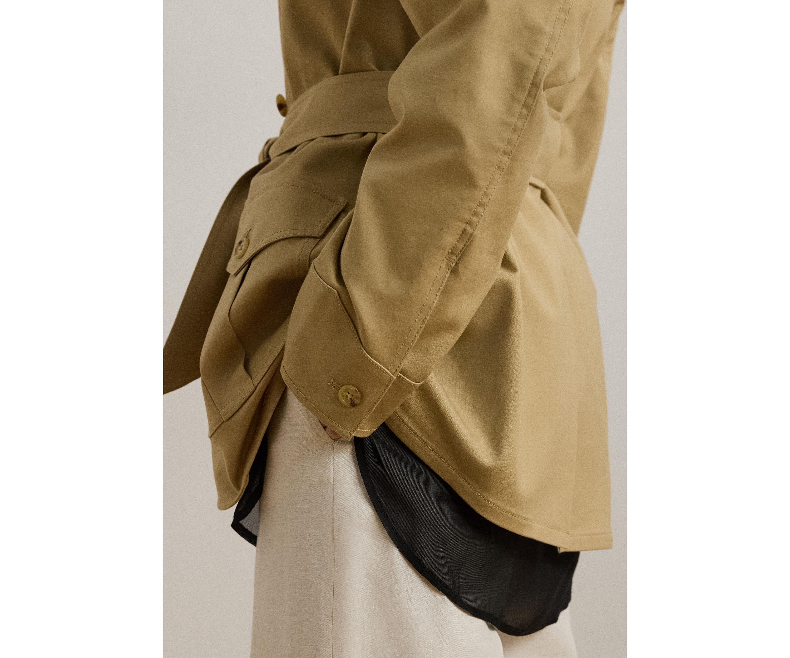 Womens Double Faced Stretch Cotton Field Jacket