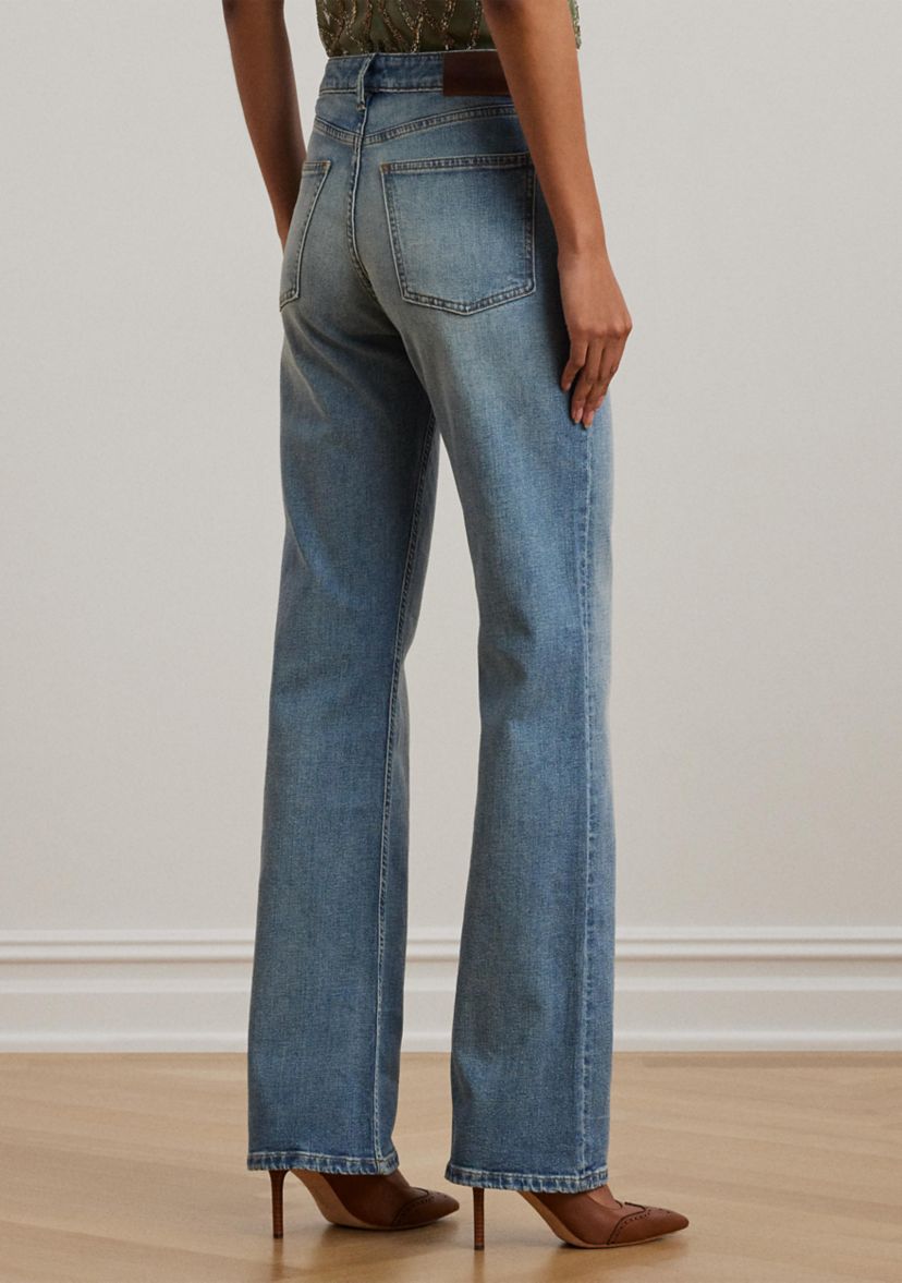 Womens High-Rise Wide-Leg Jeans
