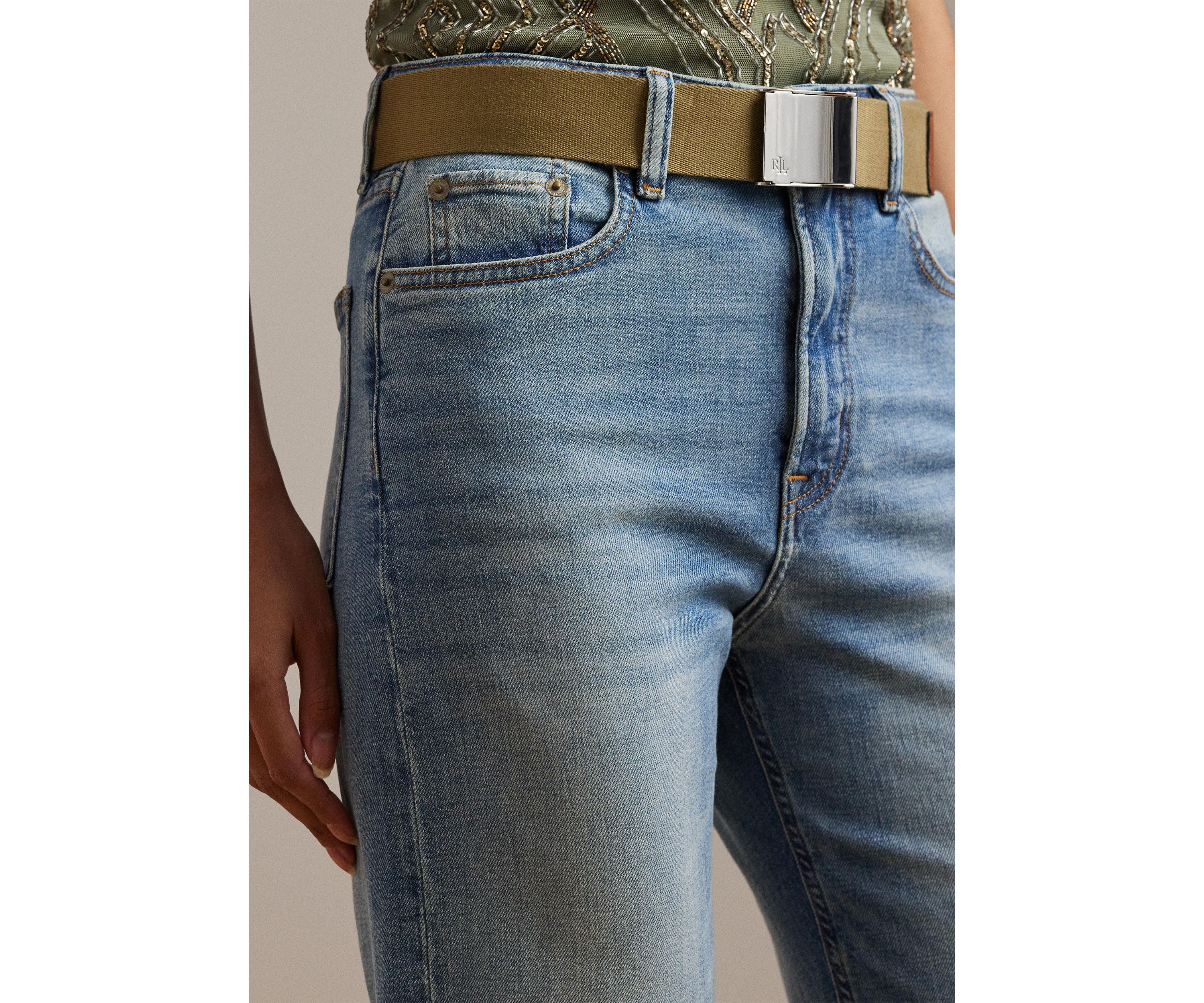 Womens High-Rise Wide-Leg Jeans