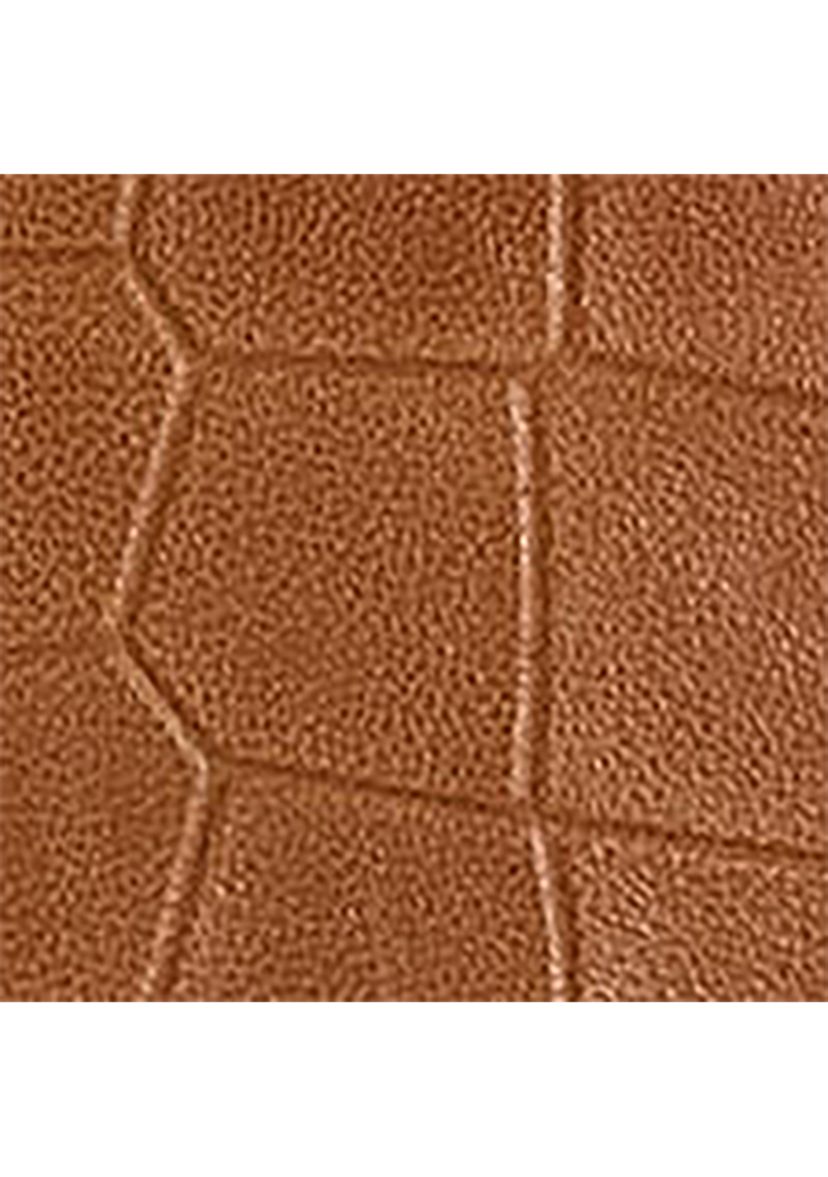 Croc-Embossed Lambskin Pencil Miniskirt