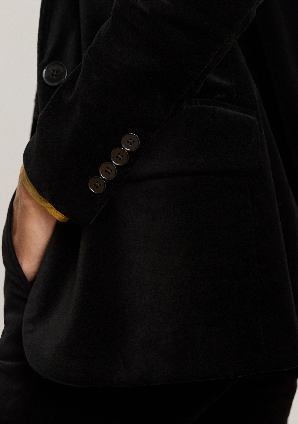 Womens Stretch Velvet Blazer