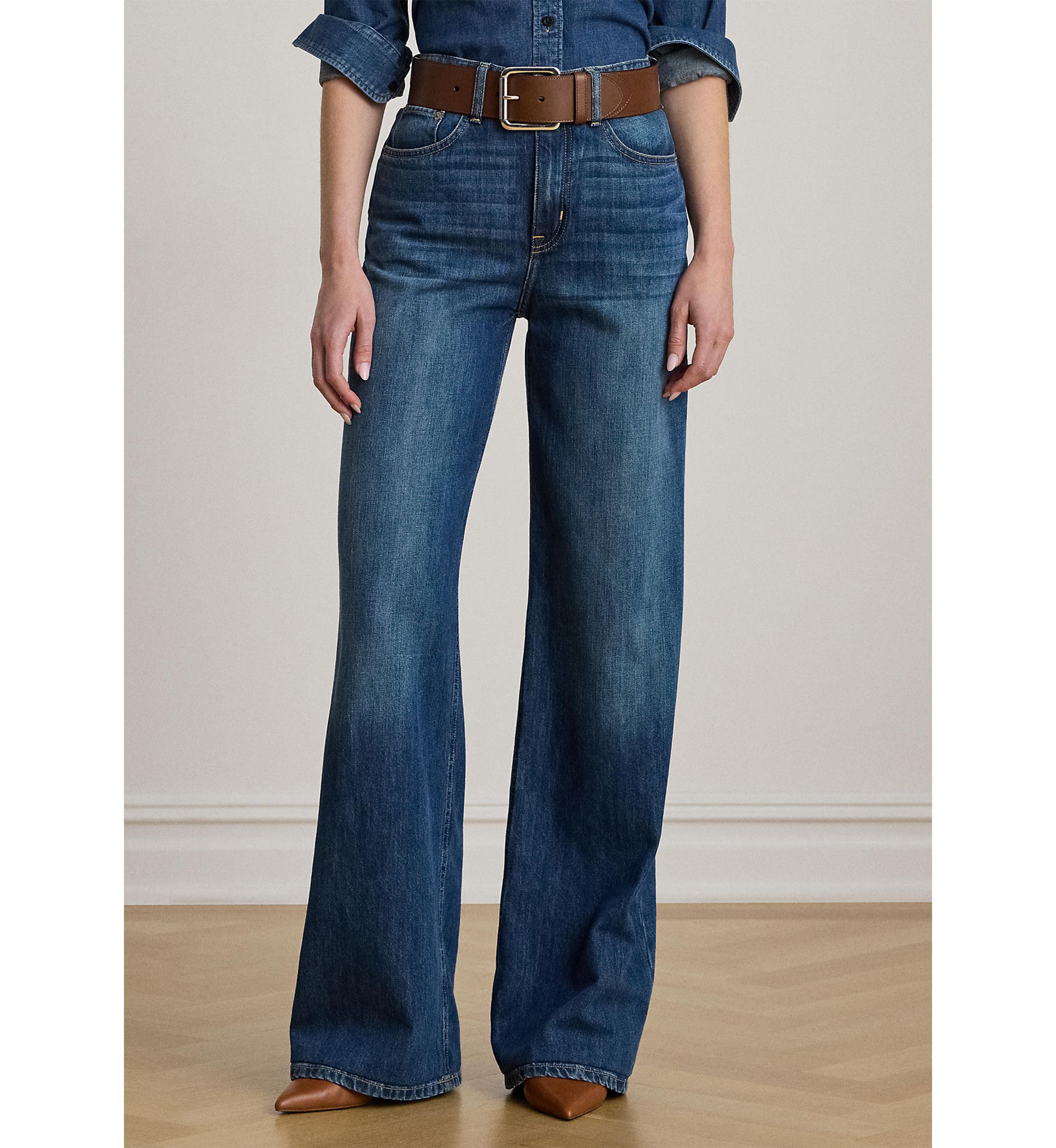 High-Rise Wide-Leg Jeans