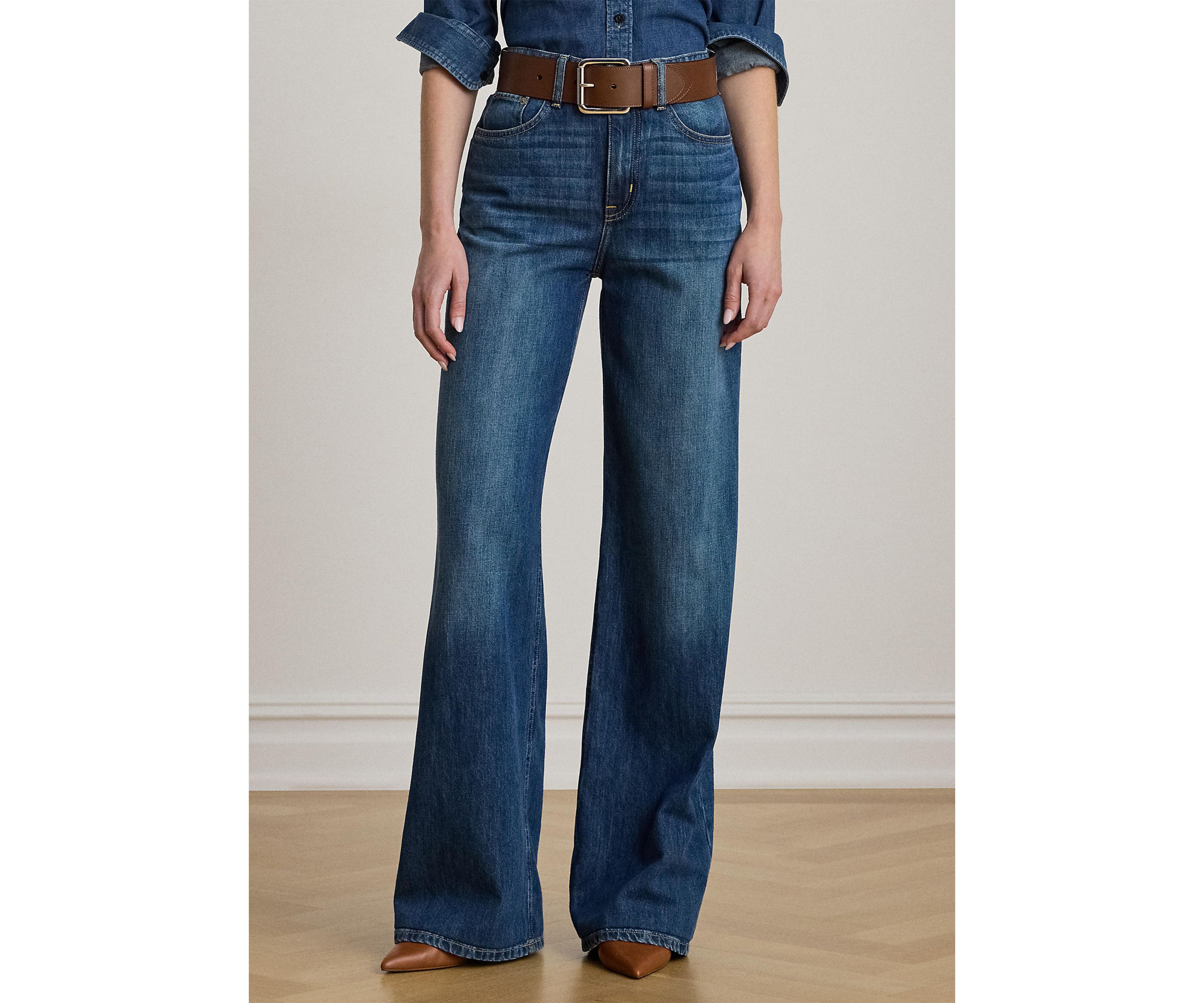 High-Rise Wide-Leg Jeans