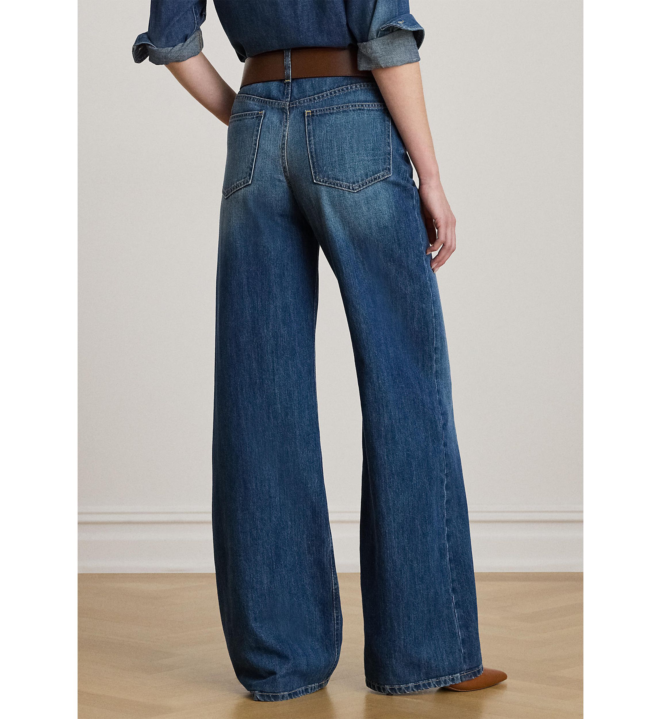 High-Rise Wide-Leg Jeans