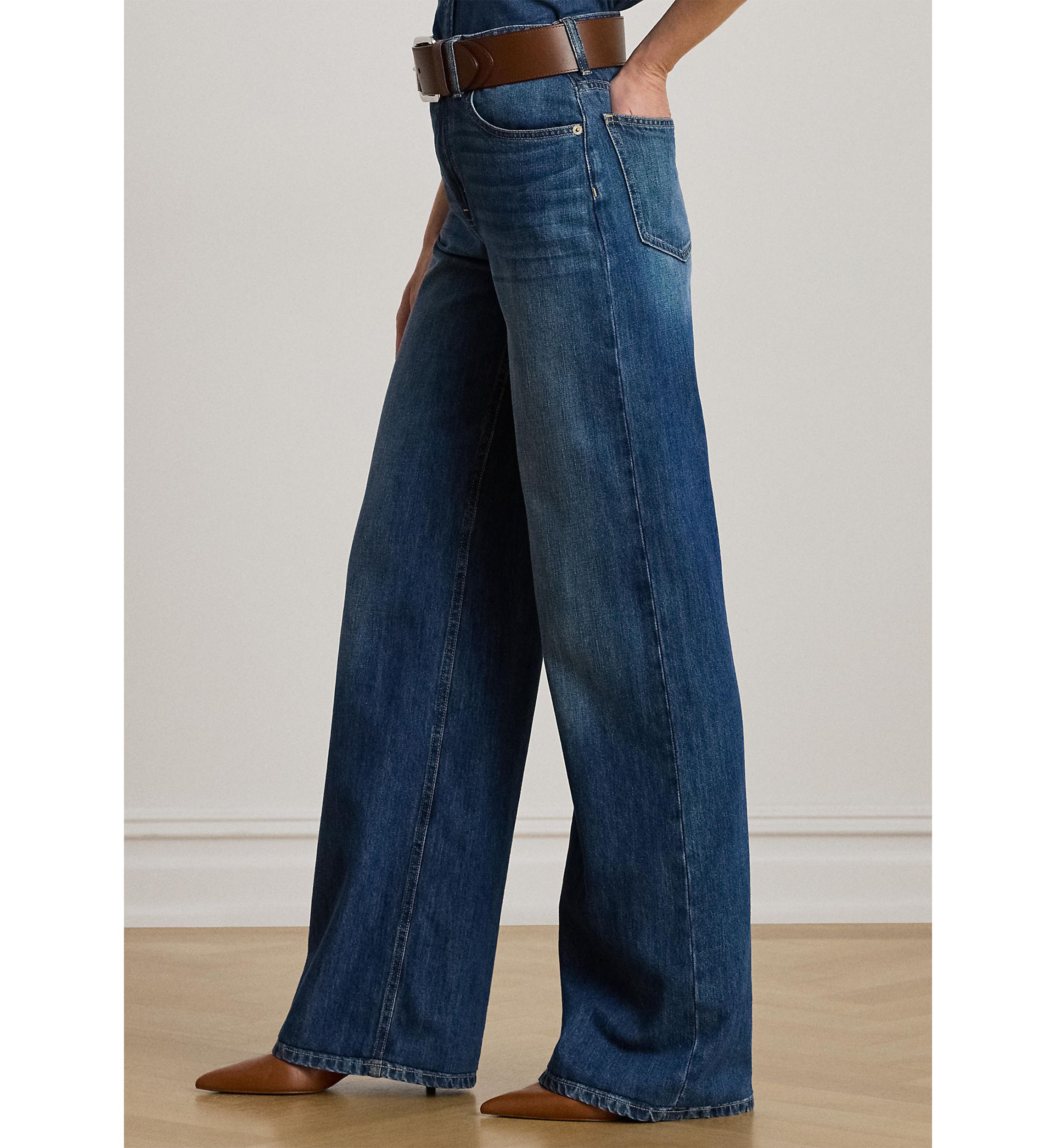High-Rise Wide-Leg Jeans