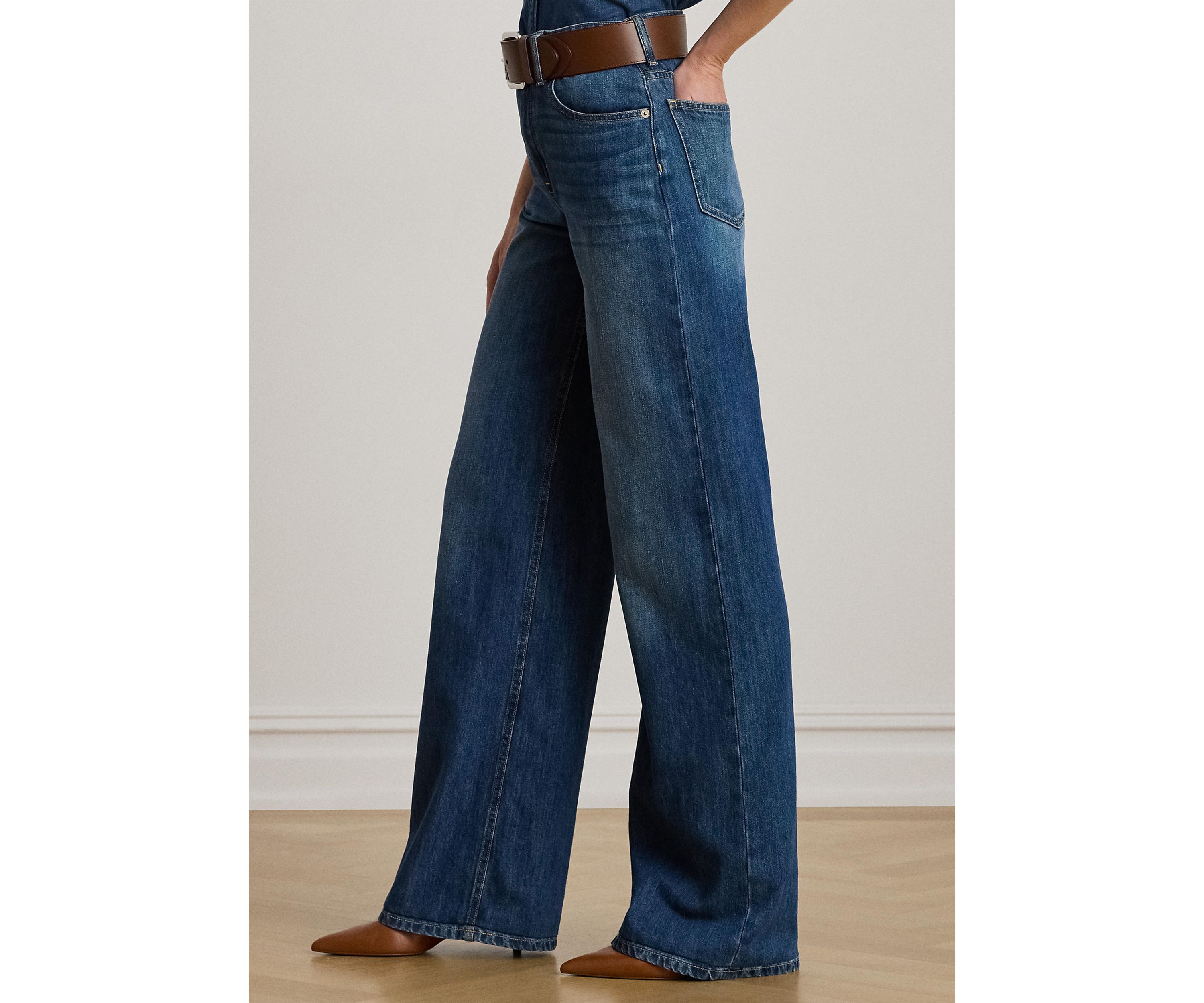 High-Rise Wide-Leg Jeans
