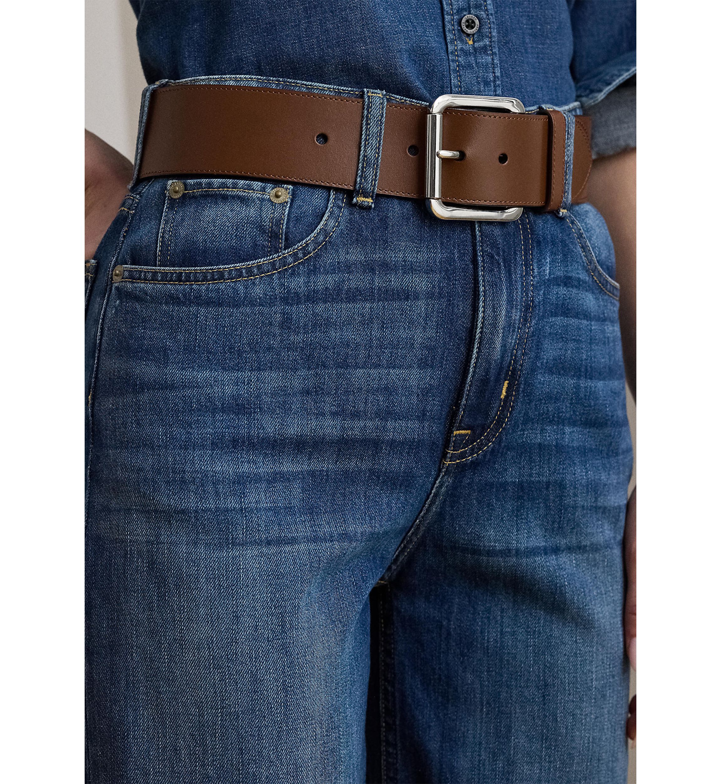 High-Rise Wide-Leg Jeans
