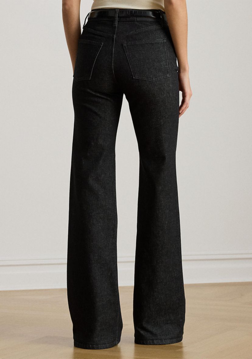 Womens High-Rise Flare Jeans