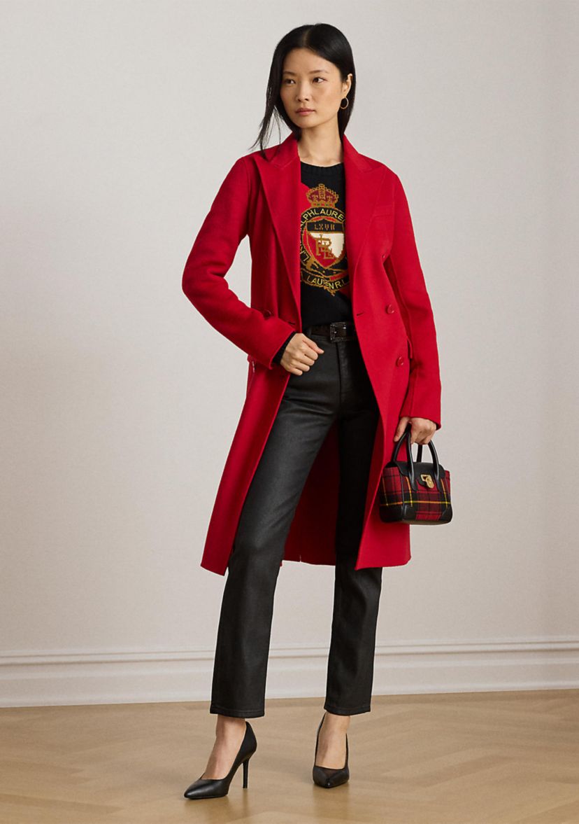 Coated High-Rise Straight Ankle Jeans