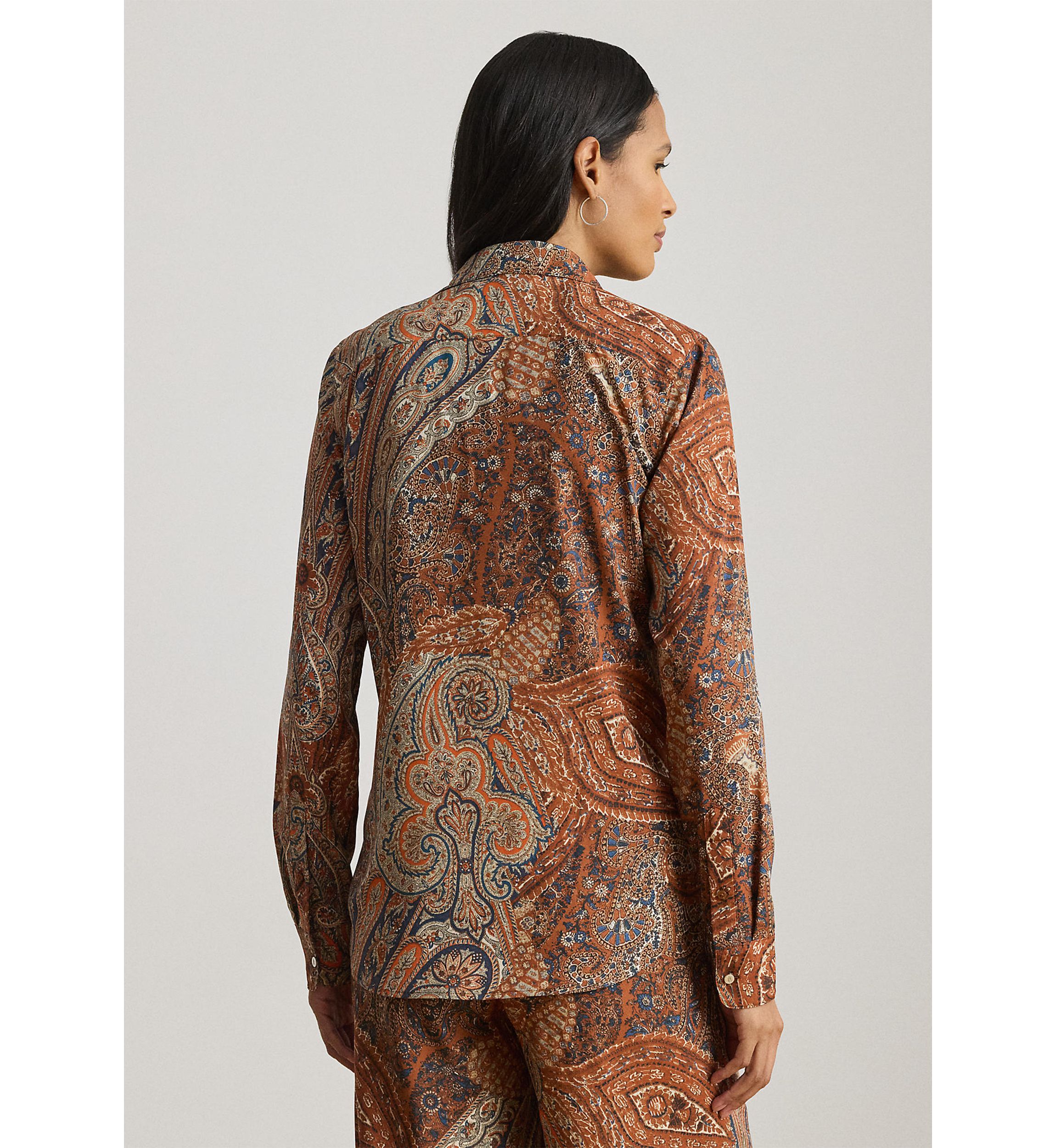  Classic Fit Paisley Crepe Shirt  Product Id	