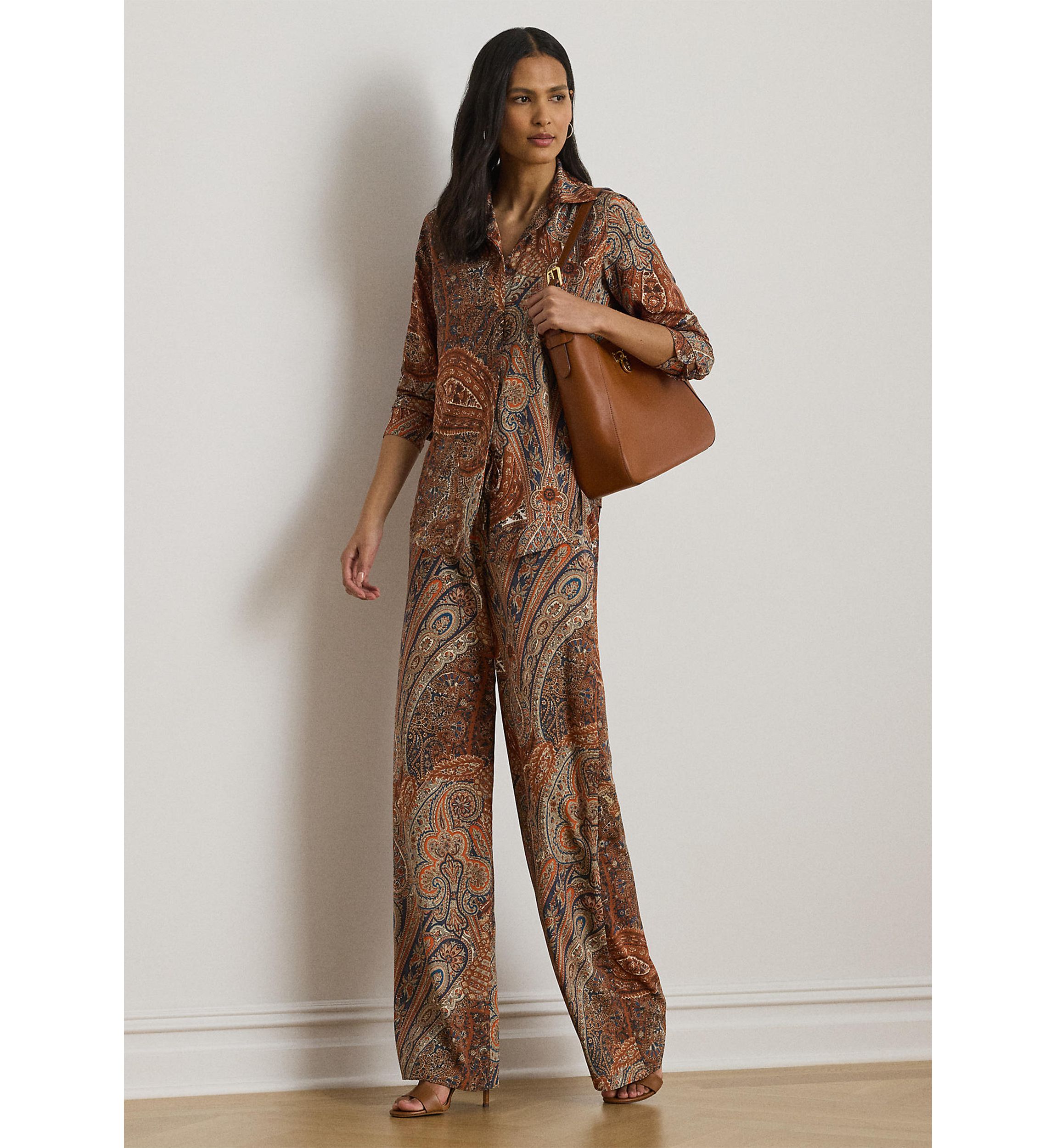  Classic Fit Paisley Crepe Shirt  Product Id	