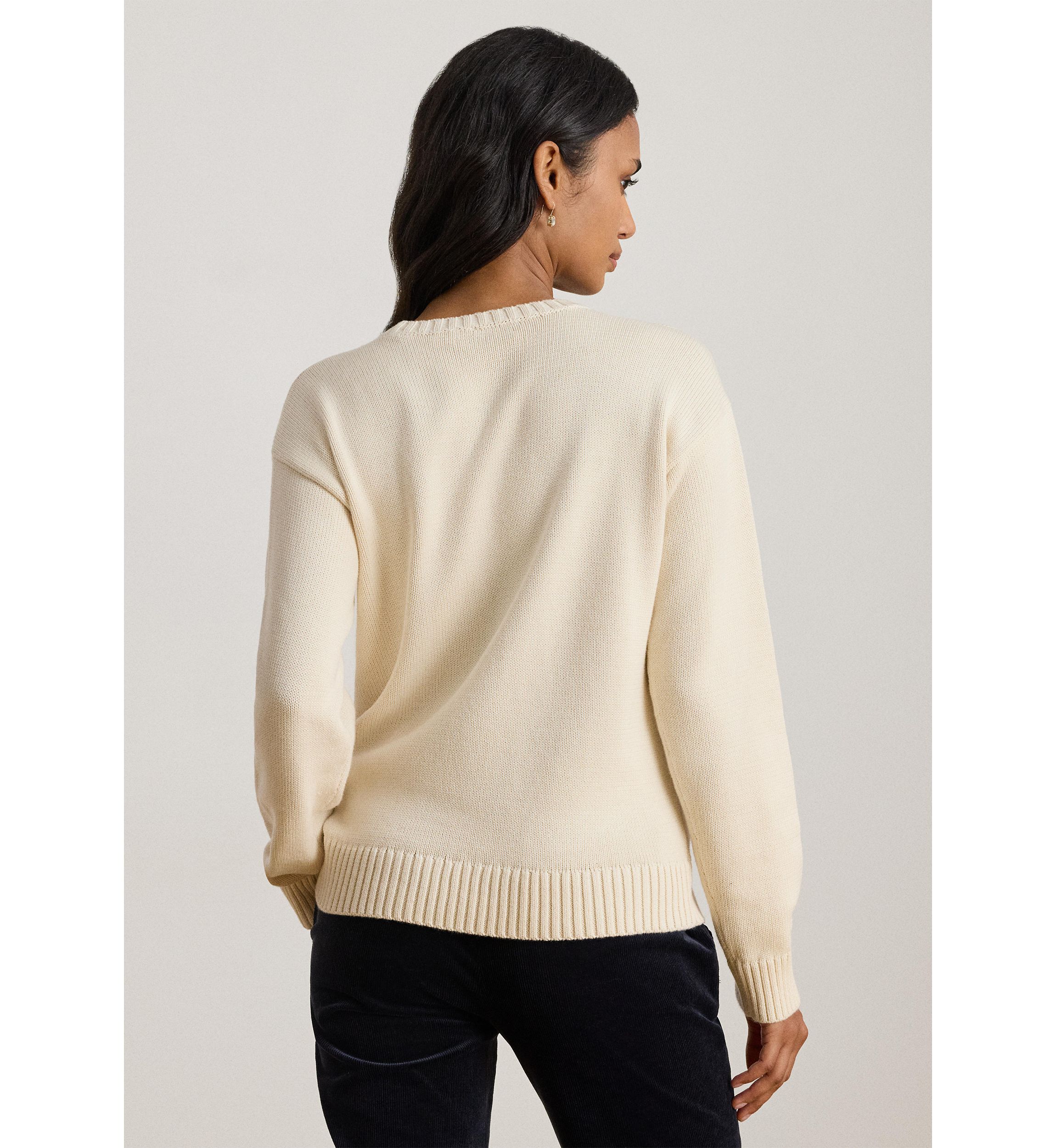 Intarsia-Knit Golden Retriever Sweater