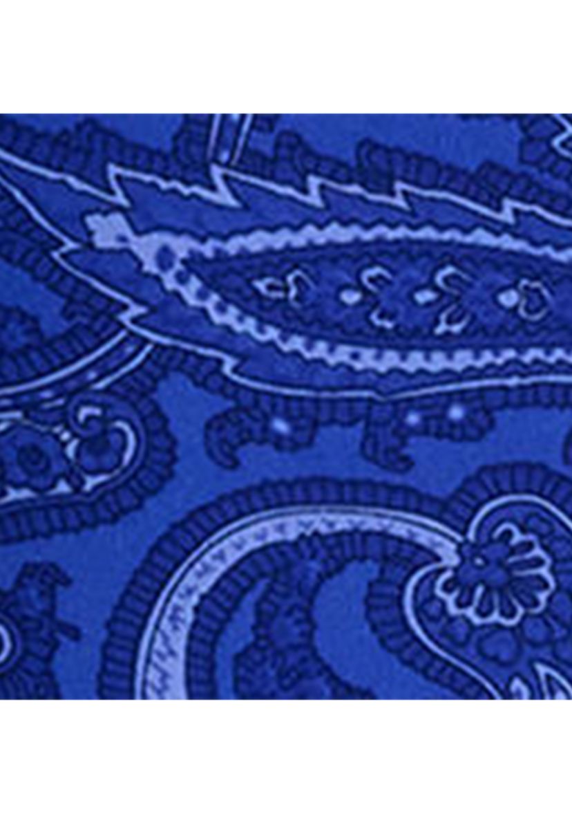 Womens Paisley Crepe Wide-Leg Pants