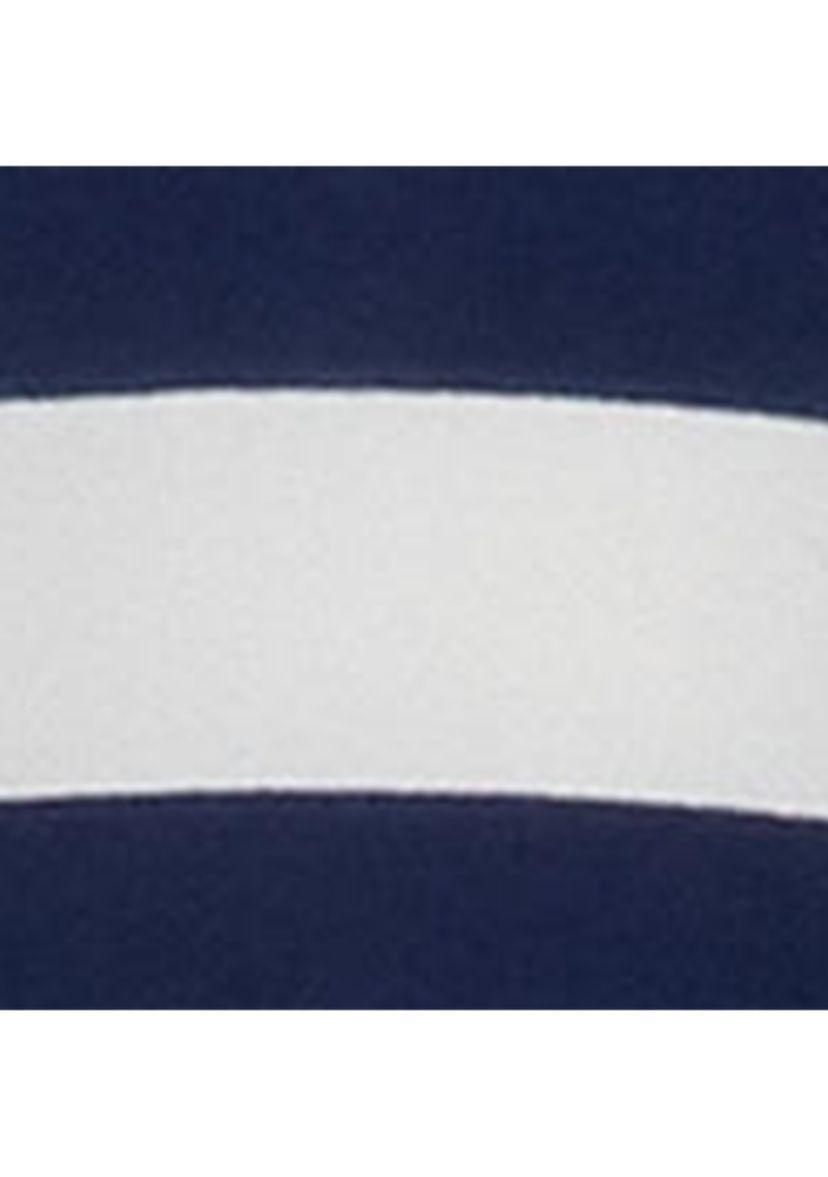 Striped Crepe Shirtdress