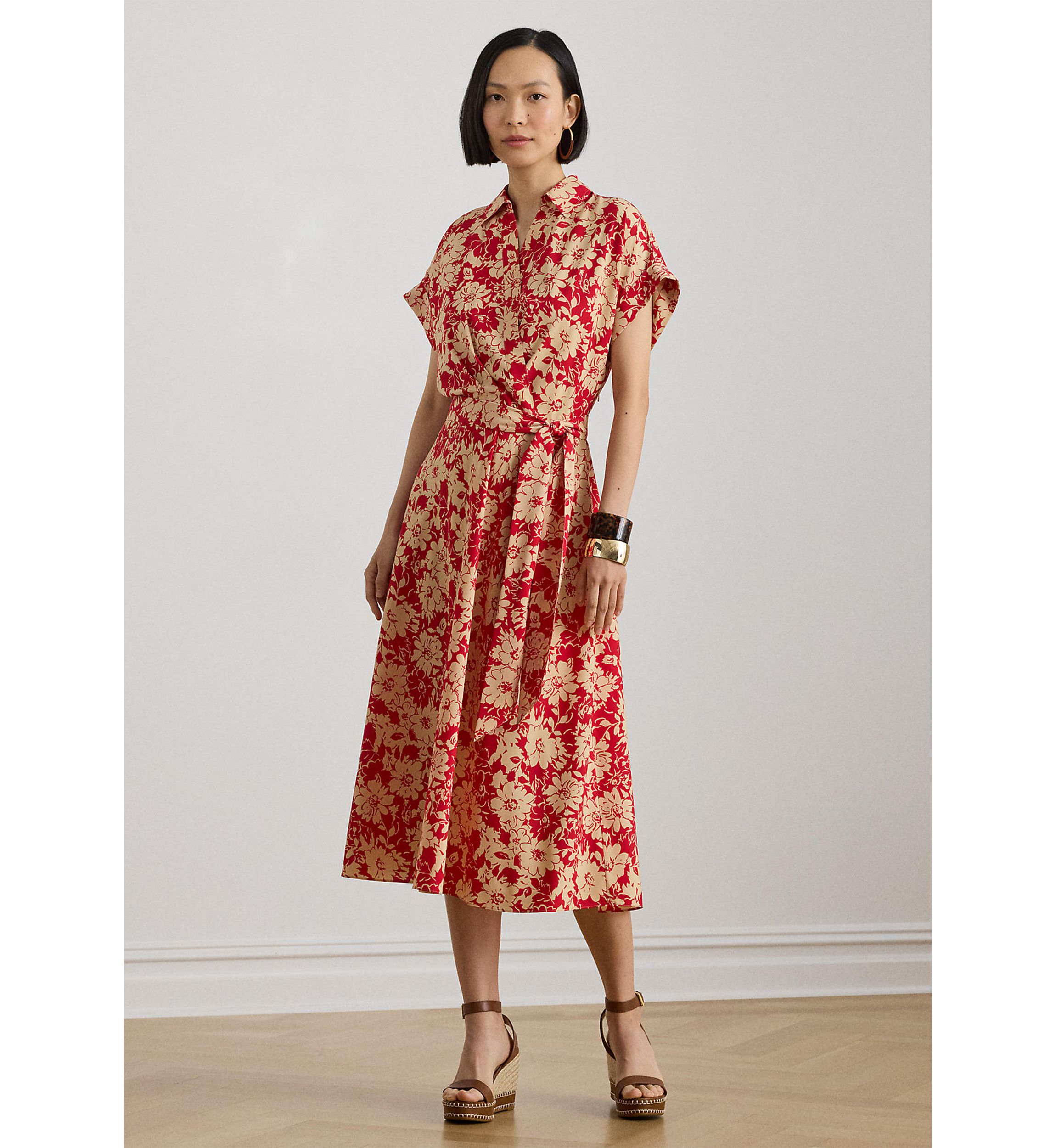 sachin and babi light blue dress Ralph Lauren Plus Size Print Crepe Shirtdress  On Sale Now with Up to 60%  Off | Discover Exclusive Deals & Savings at BeyondStyle  Authentic Ralph  Lauren Women|Casual Dresses