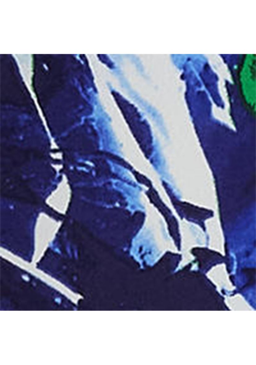 Abstract-Print Crepe Wide-Leg Pants