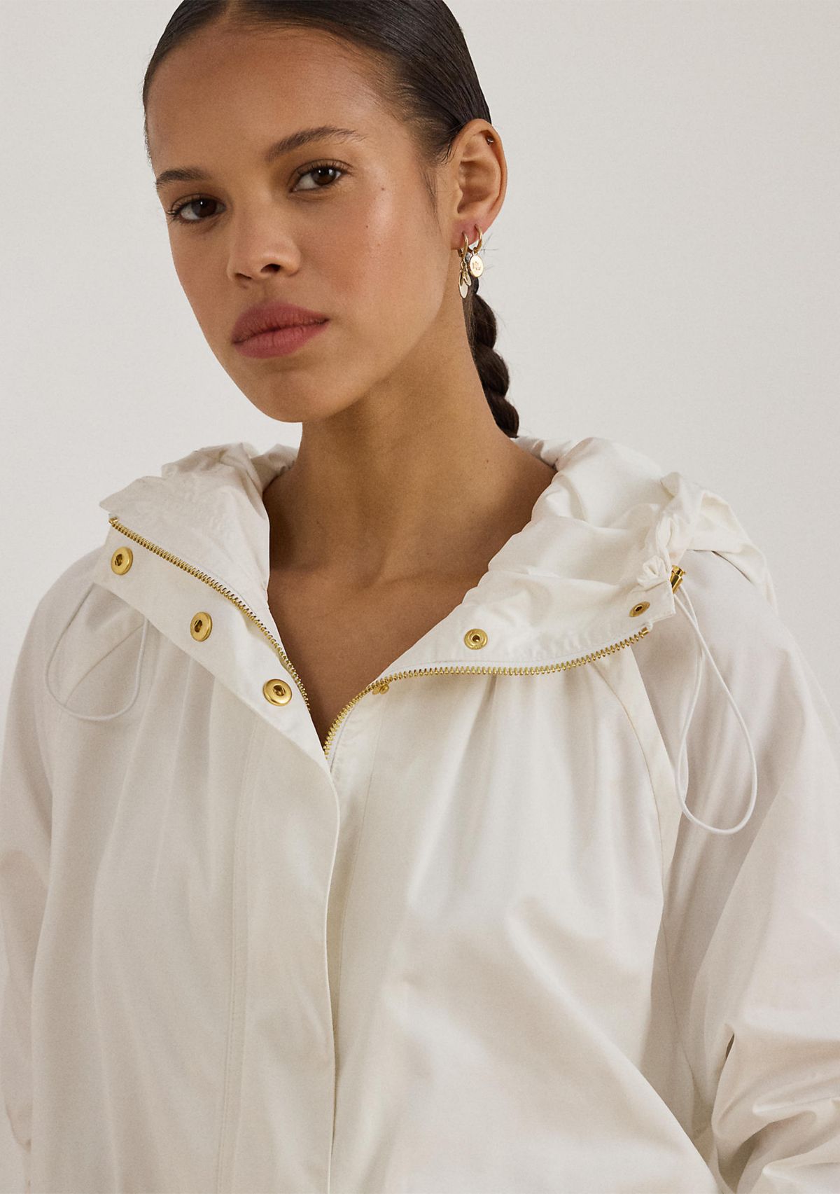 Womens Hooded Windbreaker