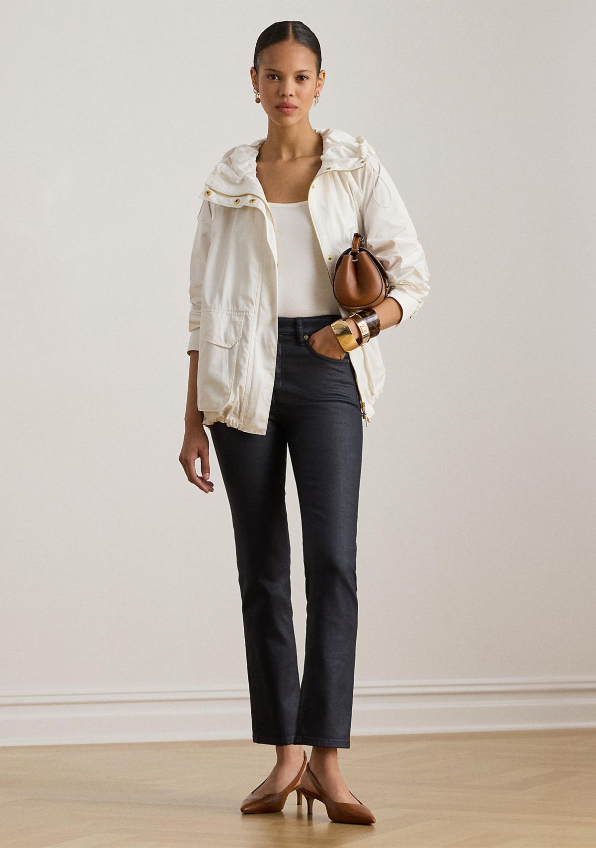 Womens Hooded Windbreaker