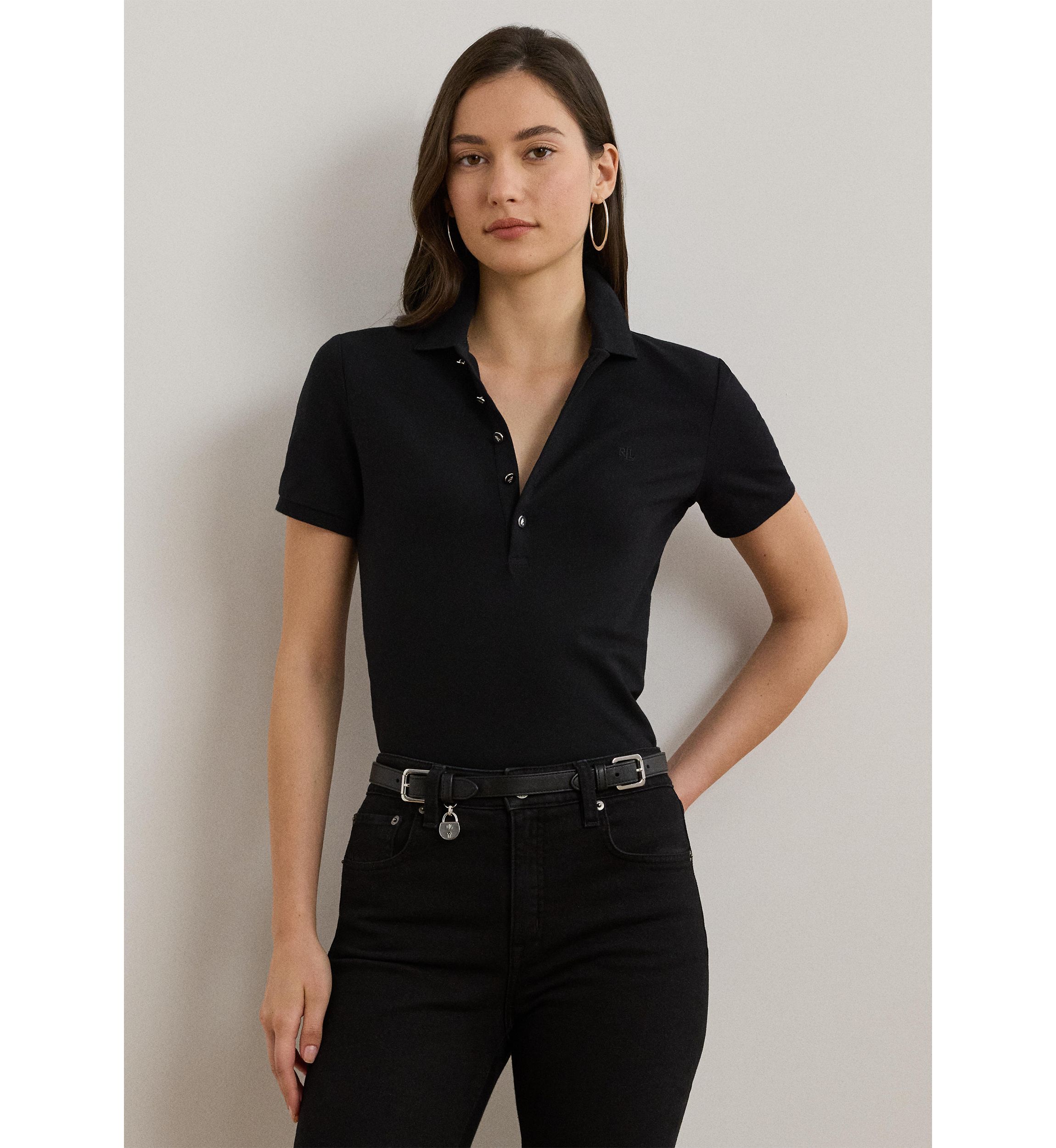 Petite Piqué Polo Shirt