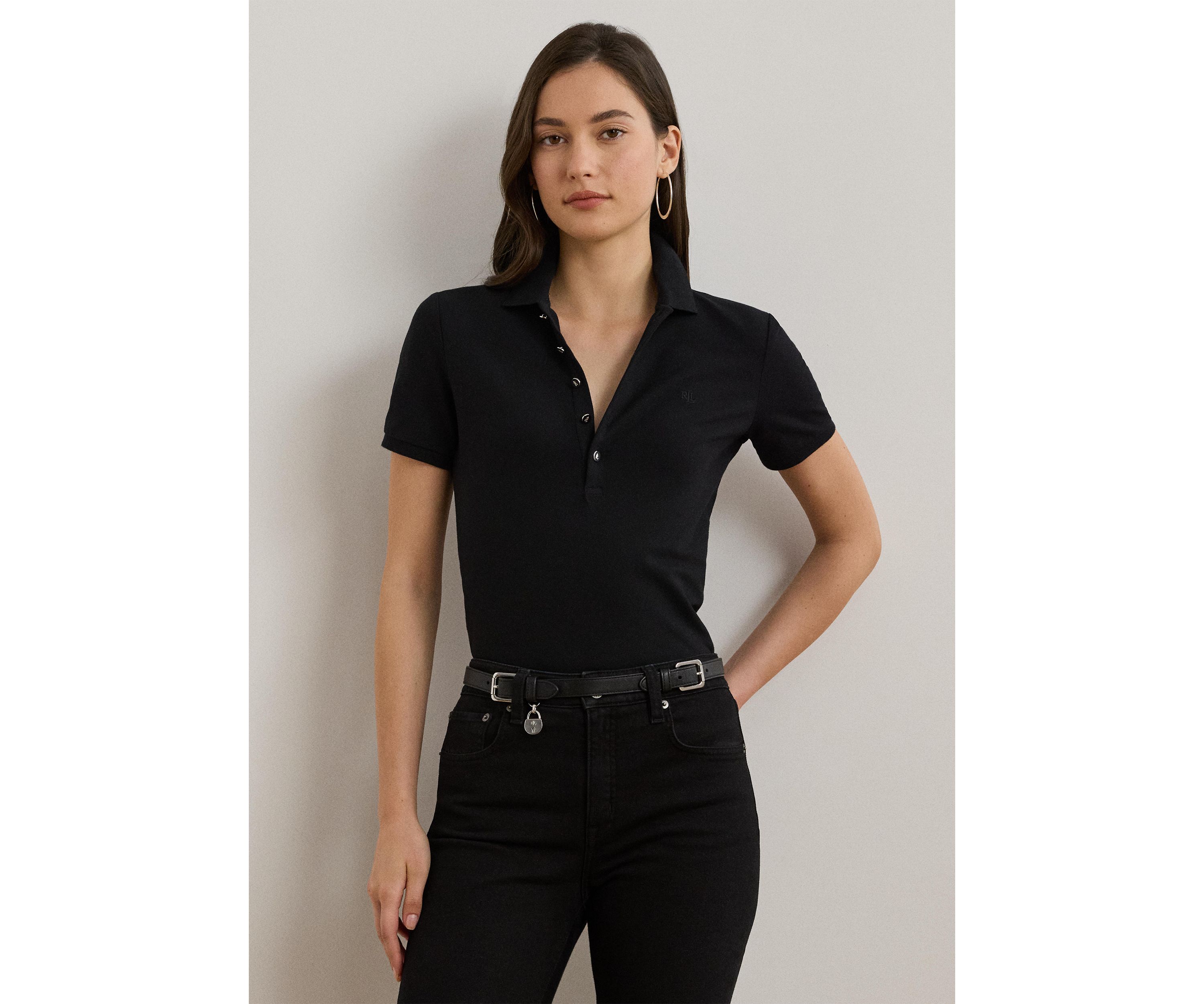 Petite Piqué Polo Shirt