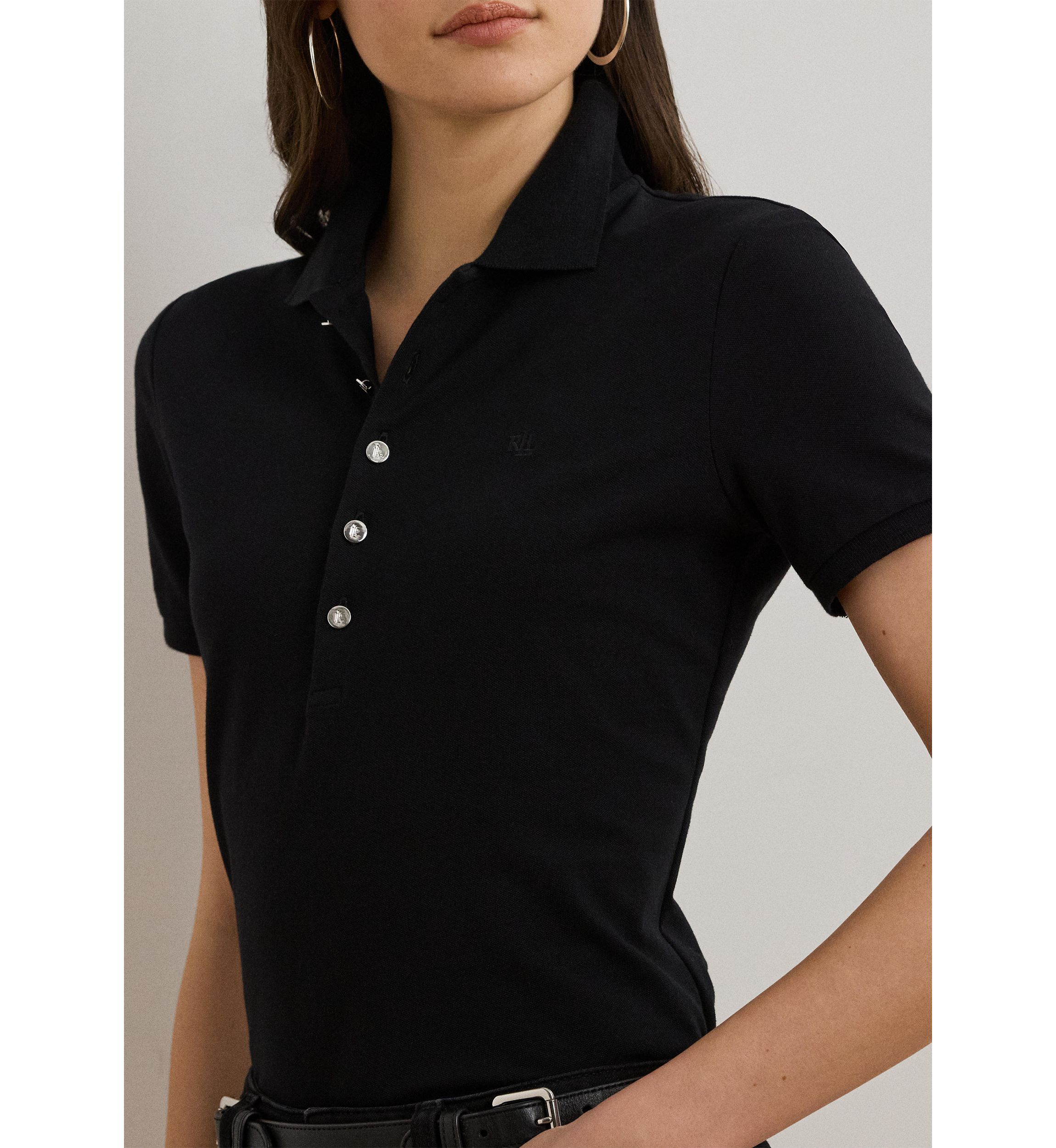 Petite Piqué Polo Shirt