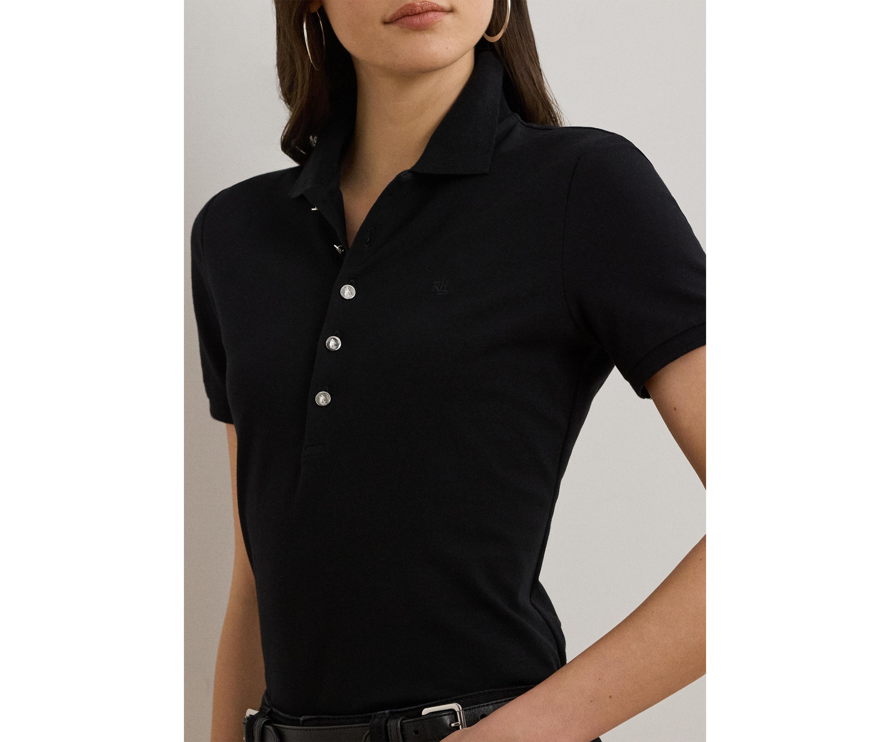 Petite Piqué Polo Shirt