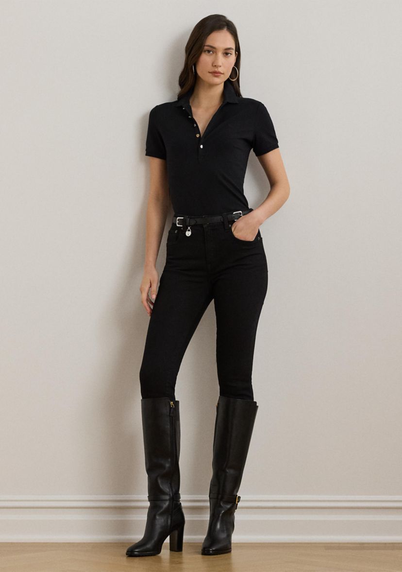 Petite Piqué Polo Shirt