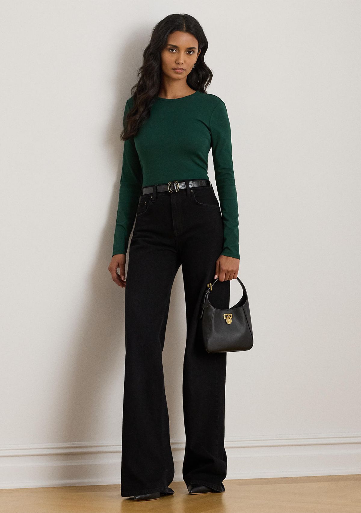 Petite Cotton Long-Sleeve Shirt