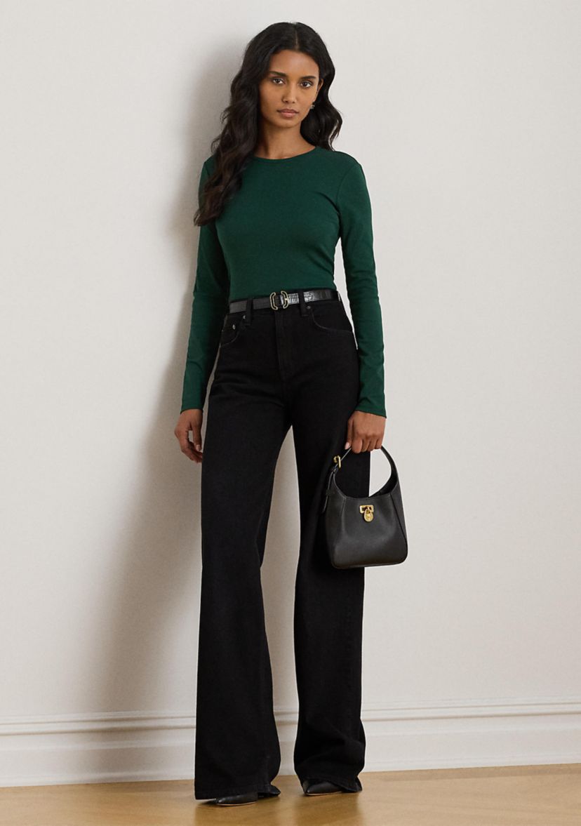 Petite Cotton Long-Sleeve Shirt