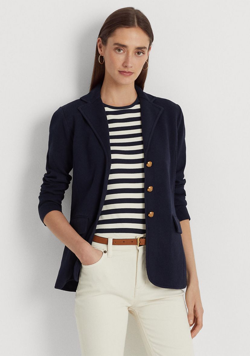 Petite Combed Cotton Blazer