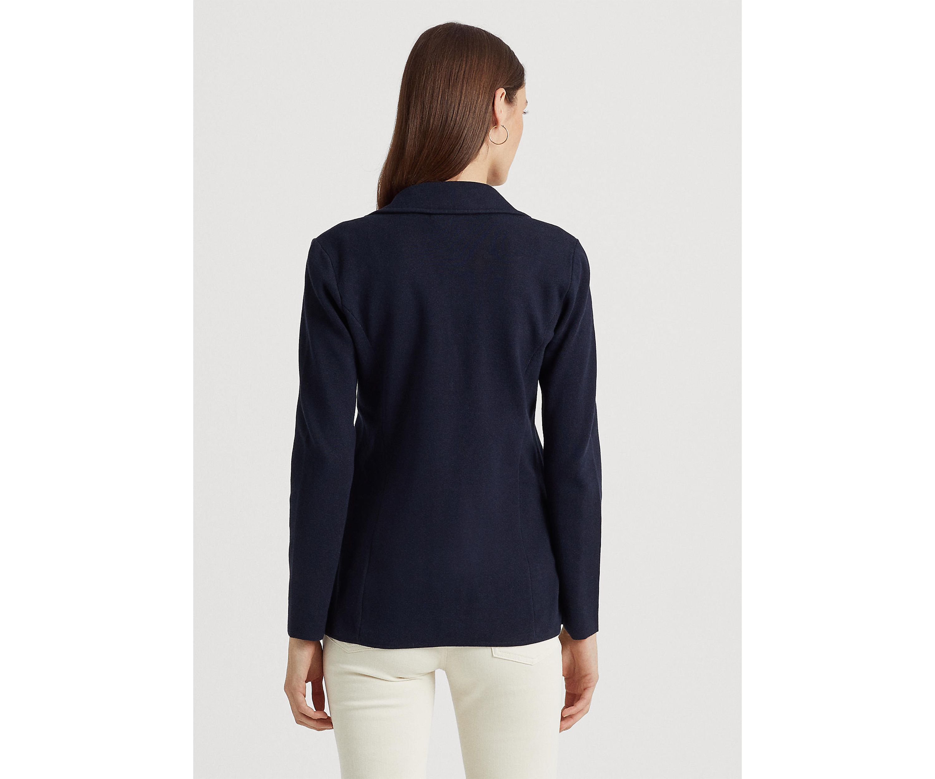 Petite Combed Cotton Blazer