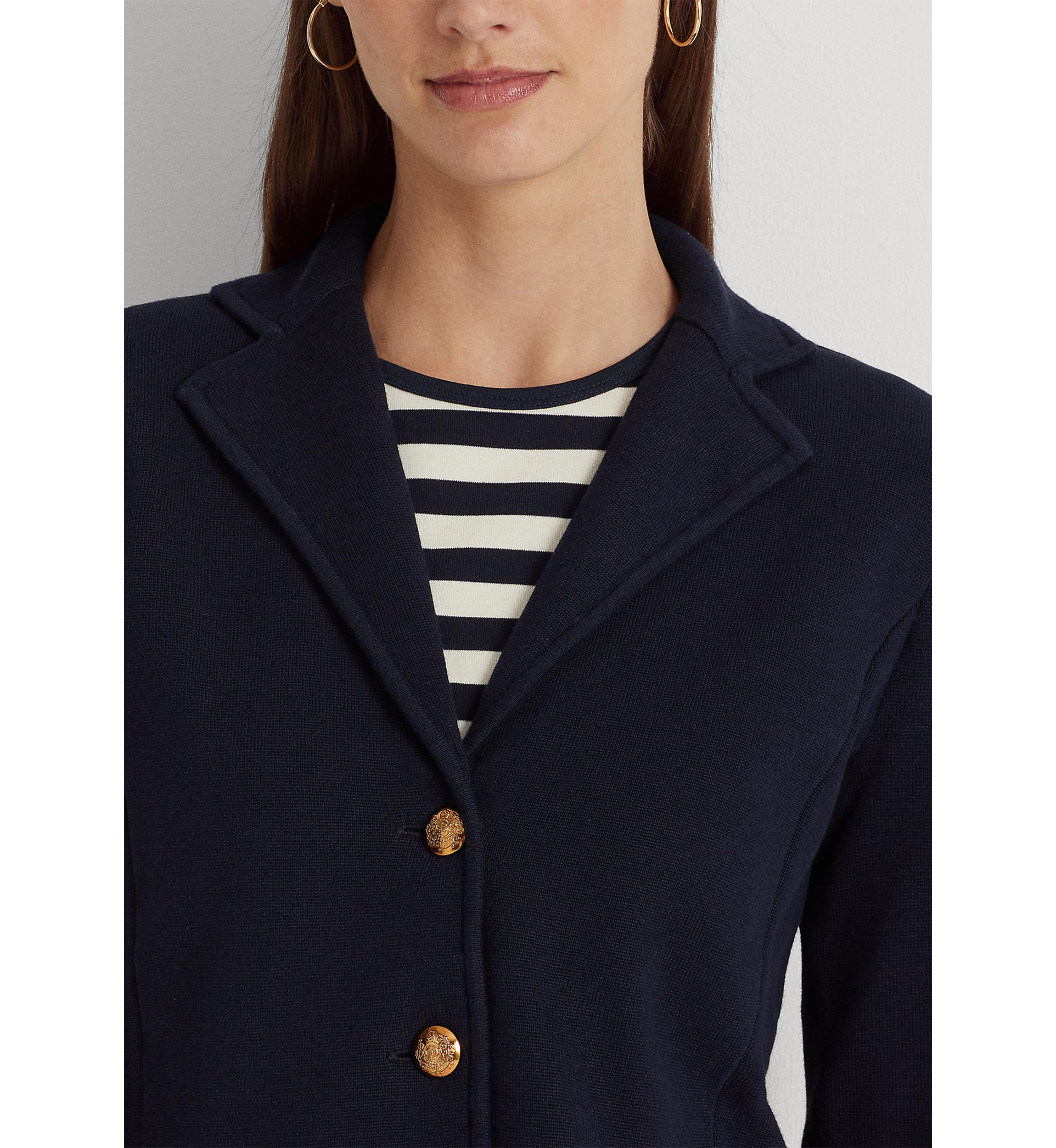 Petite Combed Cotton Blazer