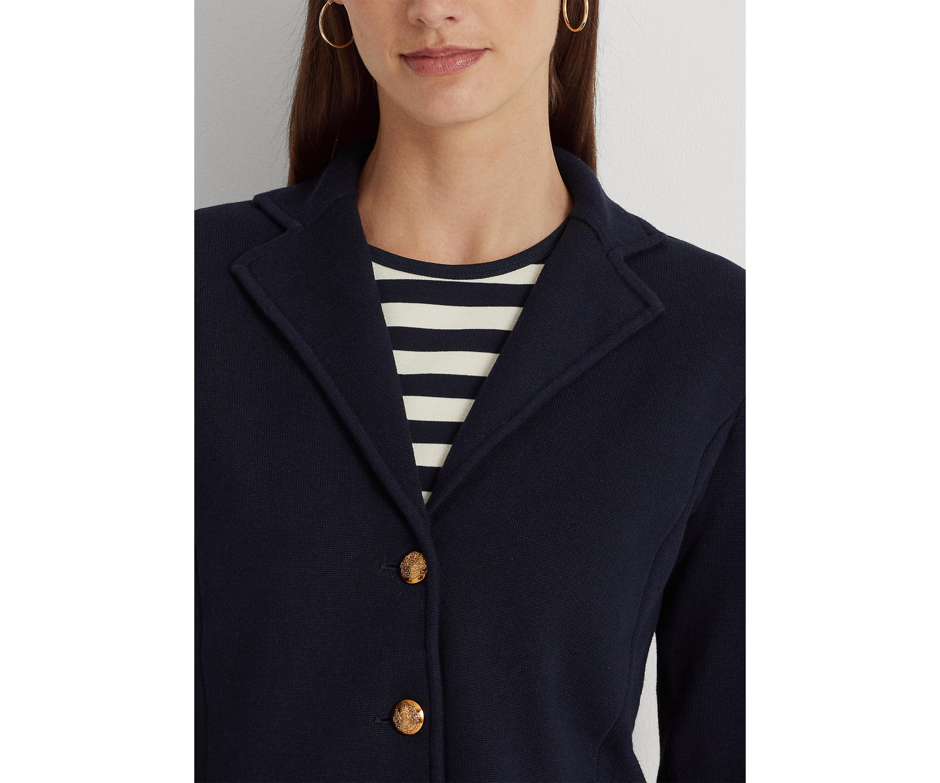 Petite Combed Cotton Blazer