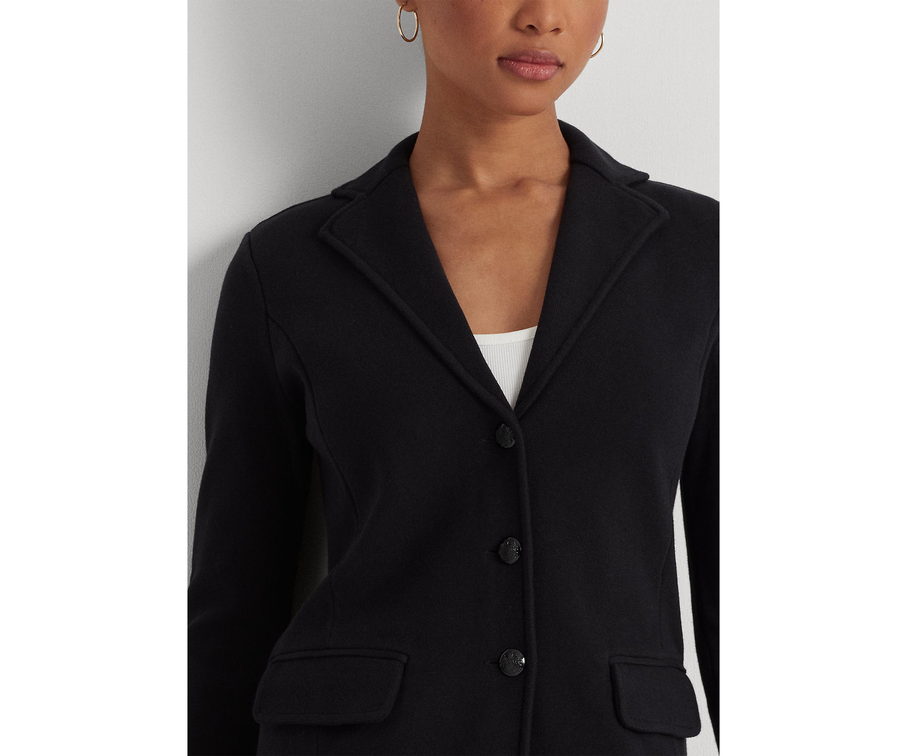 Petite Combed Cotton Blazer