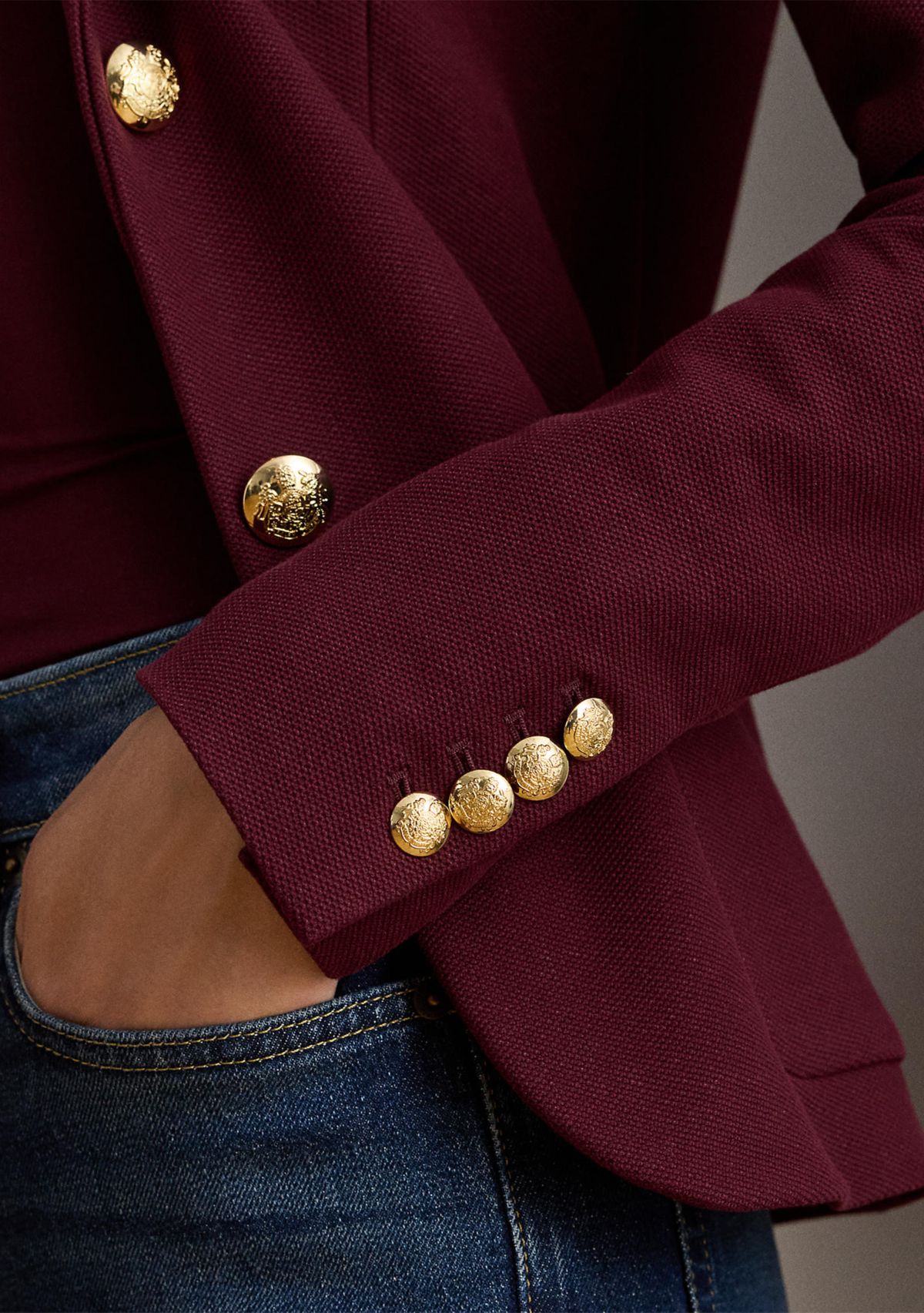 Petite Bullion Jacquard Blazer