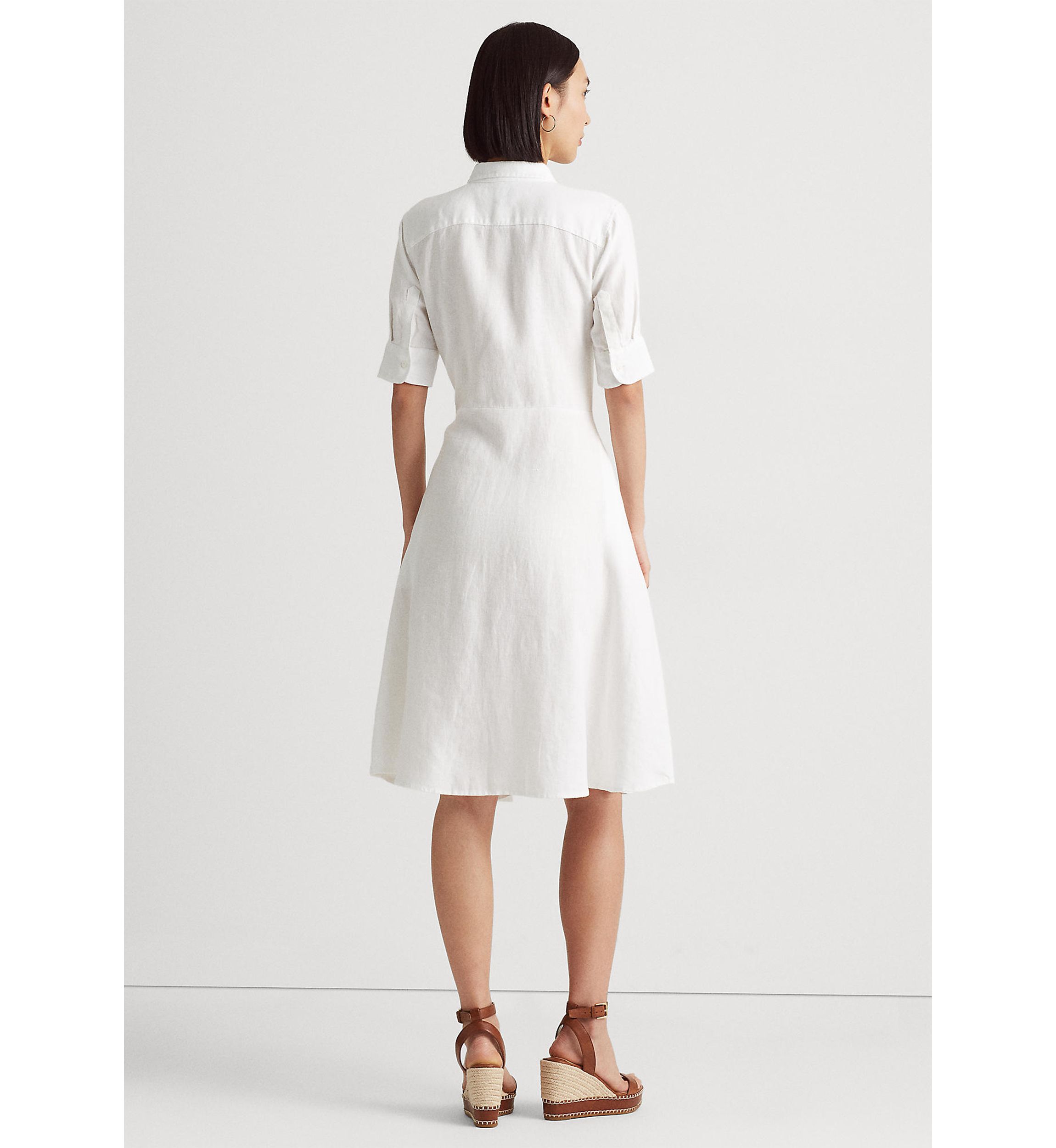 Petite Linen Shirtdress