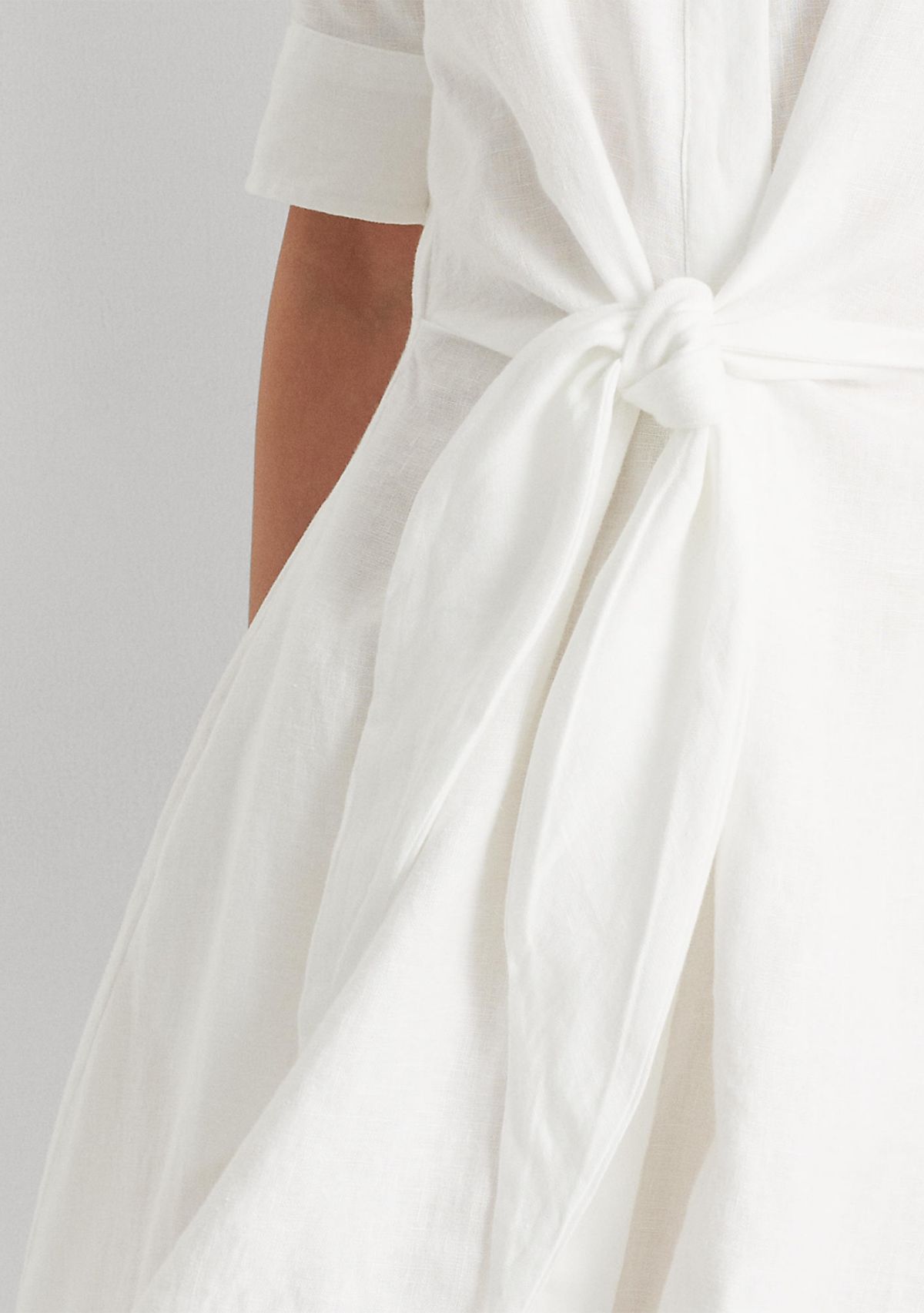 Petite Linen Shirtdress