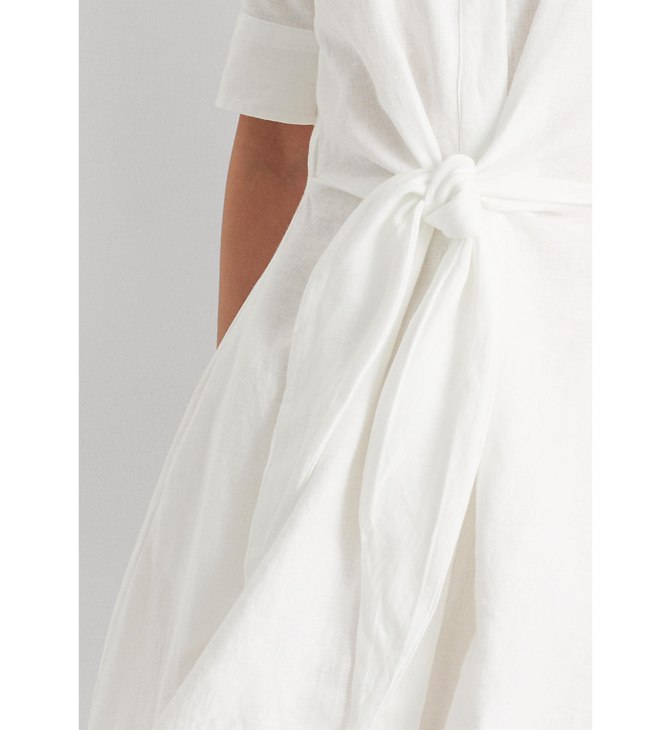 Petite Linen Shirtdress
