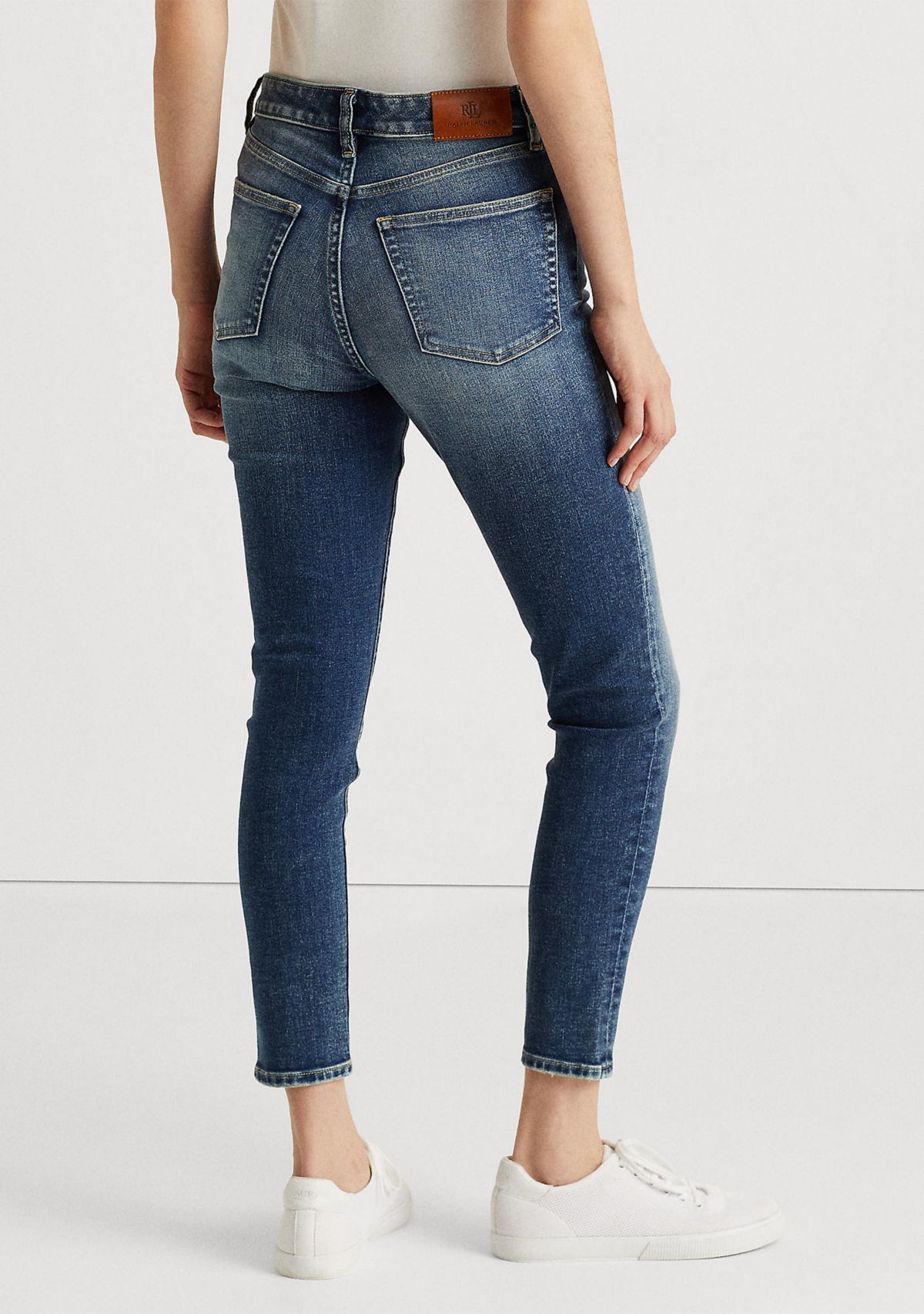 Petite High Rise Skinny Ankle Jeans