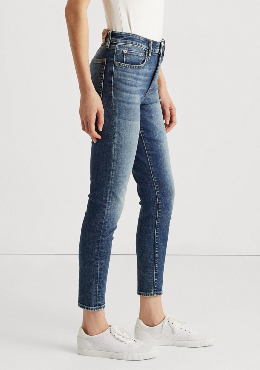 Petite High Rise Skinny Ankle Jeans